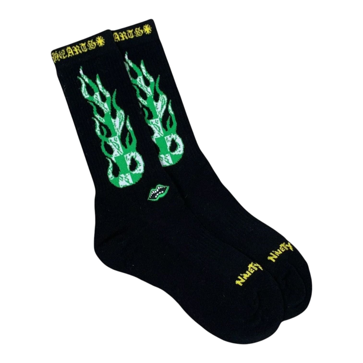 Chrome Hearts x Matty Boy Flame Socks Black