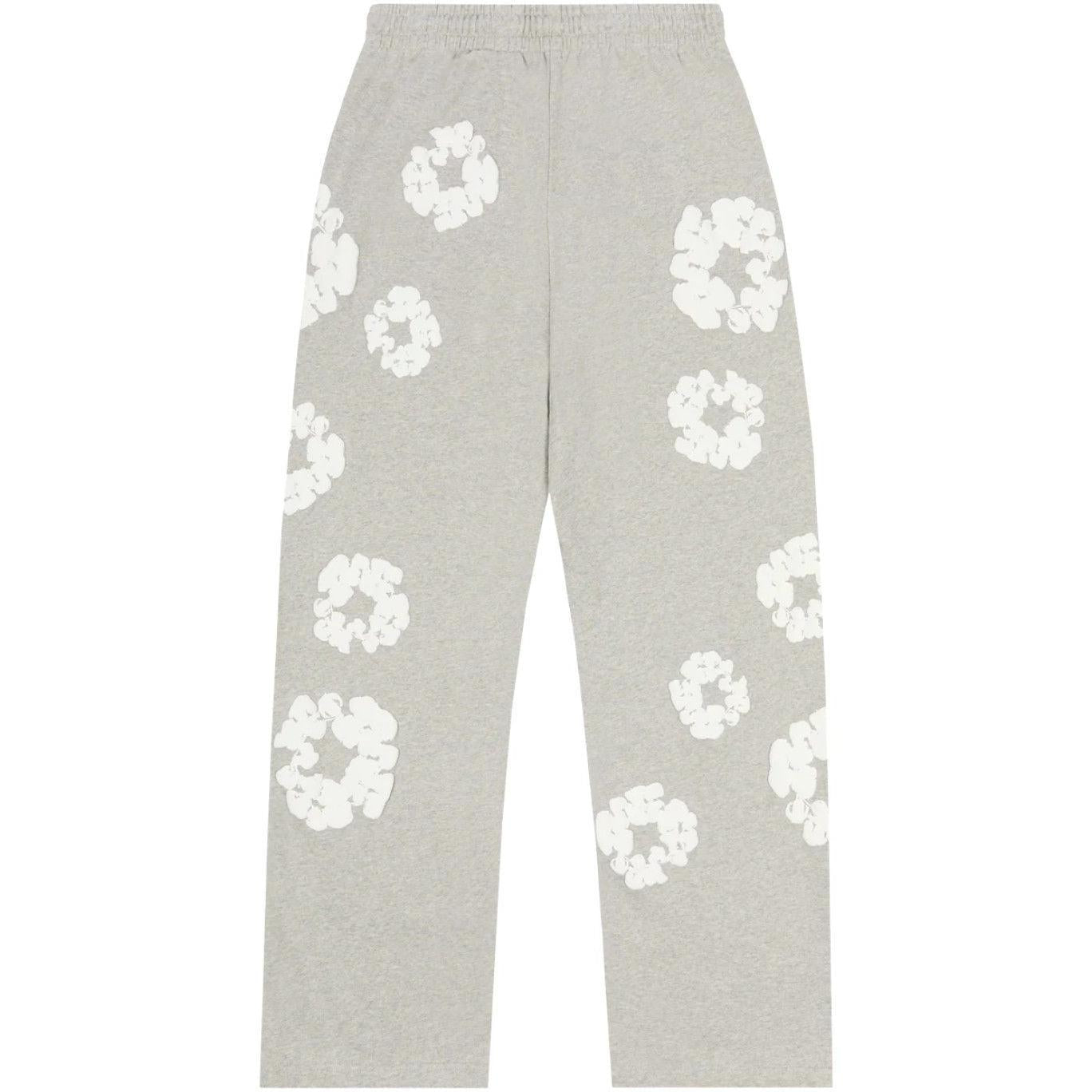 Denim Tears Cotton Wreath Baggy Sweatpants Grey