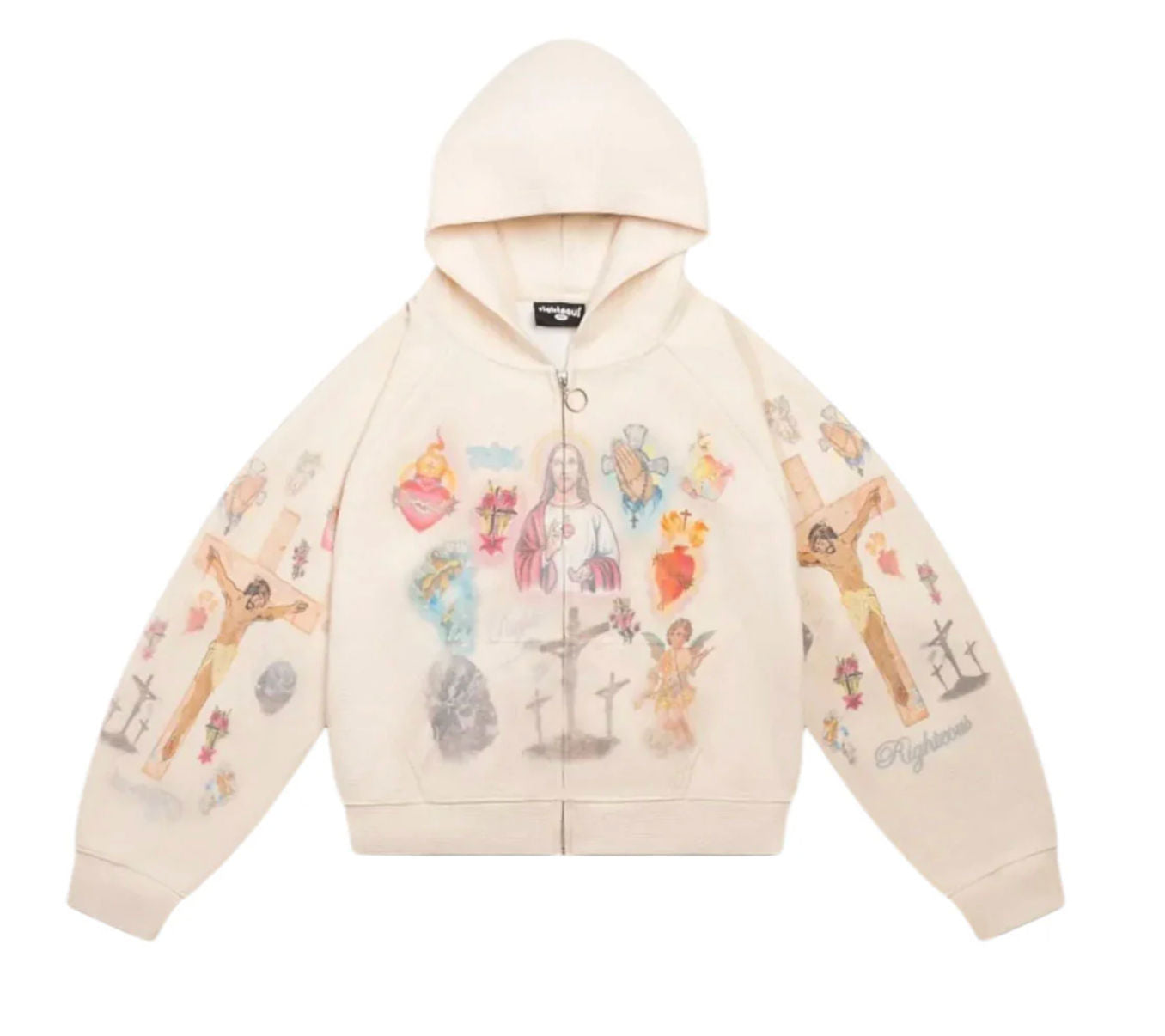 Righteous Ultimate Sacrifice Thermal Zip Up Cream