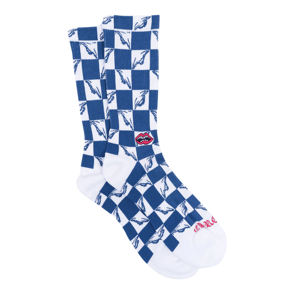 Chrome Hearts Matty Boy 99 Eyes Socks Blue