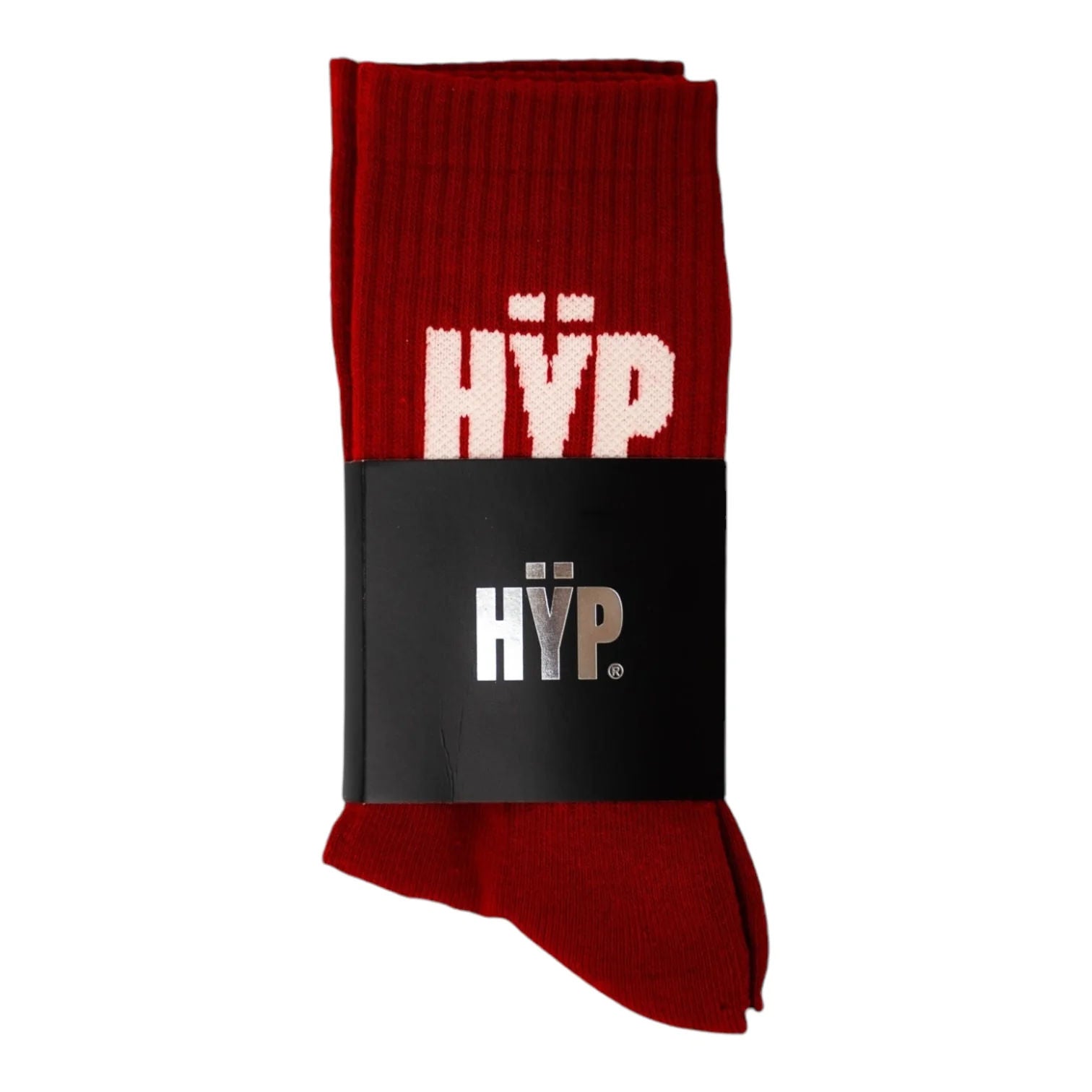 HŸP Red Cream Crew Socks