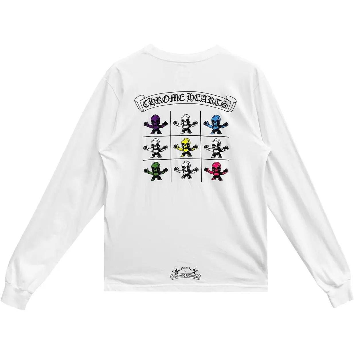 Chrome Hearts Foti Tic Tac Toe L/S T-Shirt White