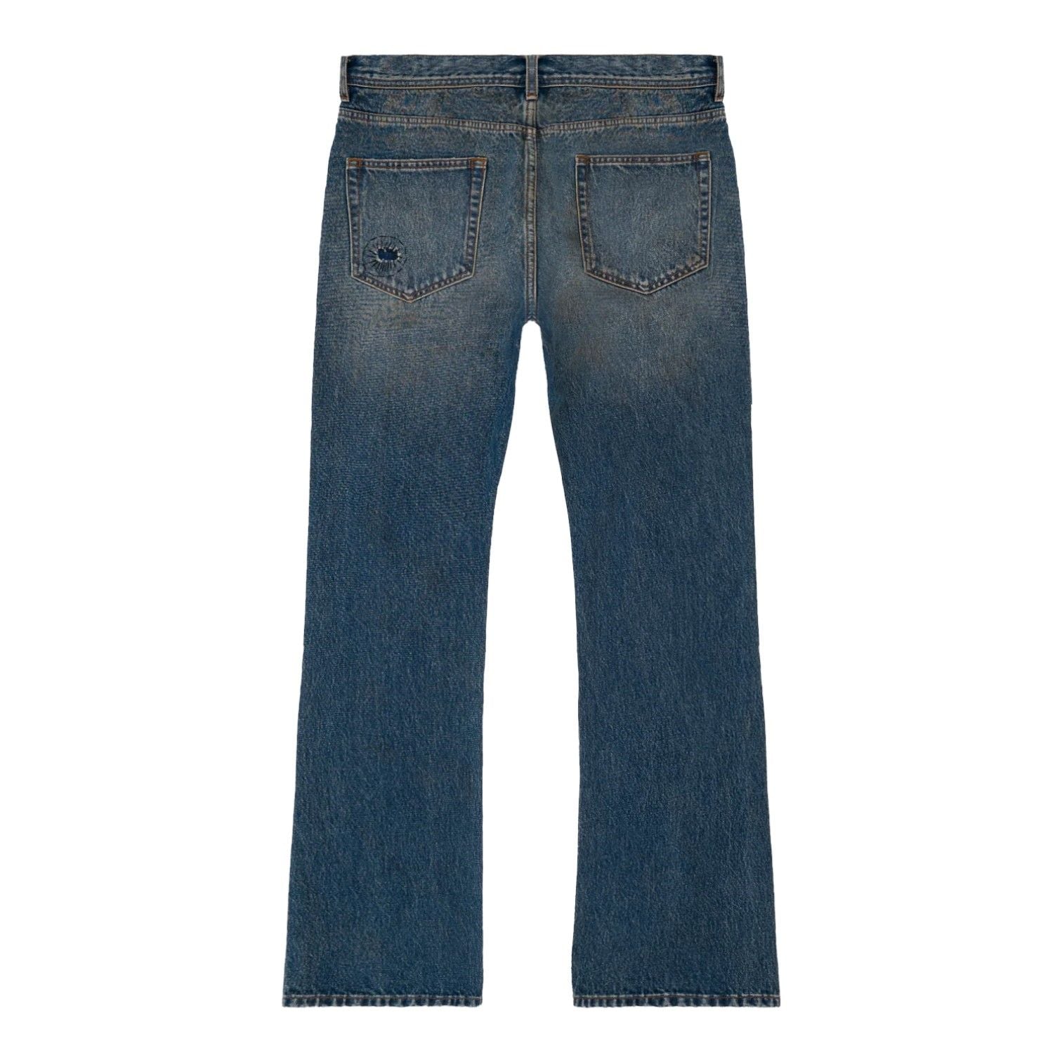 Bravest Studios Patchwork Denim Pants Blue
