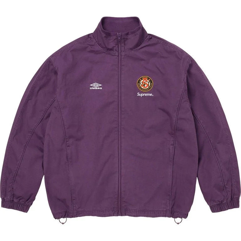 Supreme Umbro Cotton Ripstop Track Jacket Purple