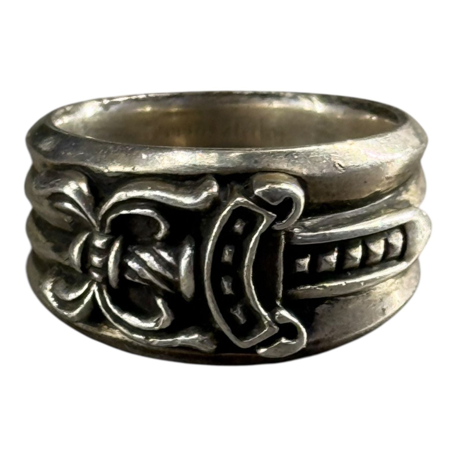 Chrome Hearts Dagger Silver Ring - Size 11
