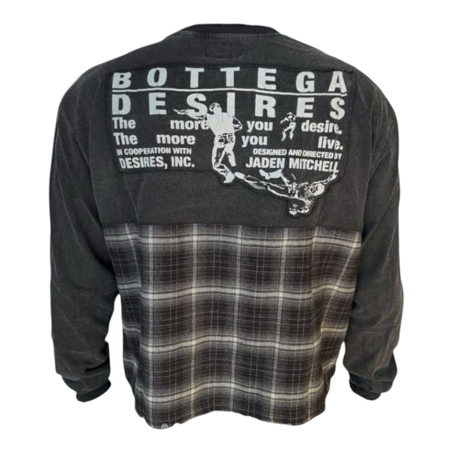 Bottega Desires Hybrid Flannel Longsleeve T-Shirt