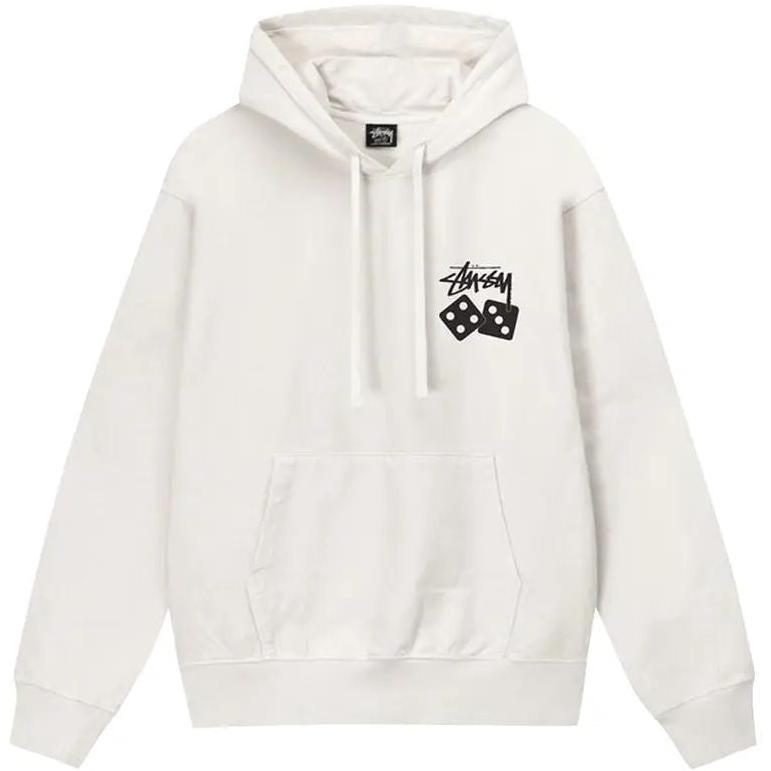 Stussy Dice Pigment Dyed Hoodie Natural