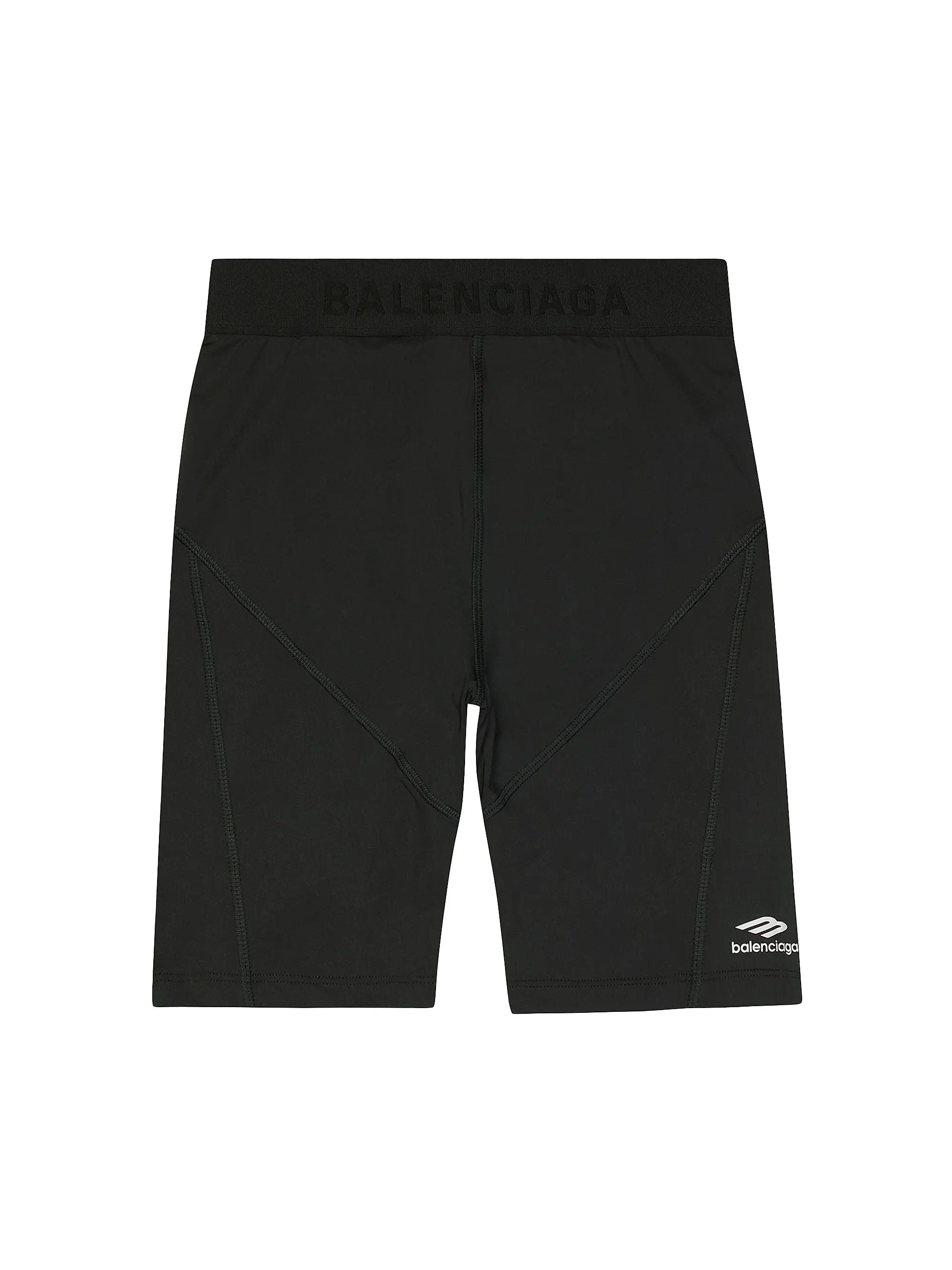 Balenciaga Women's Athletic Biker Shorts Black