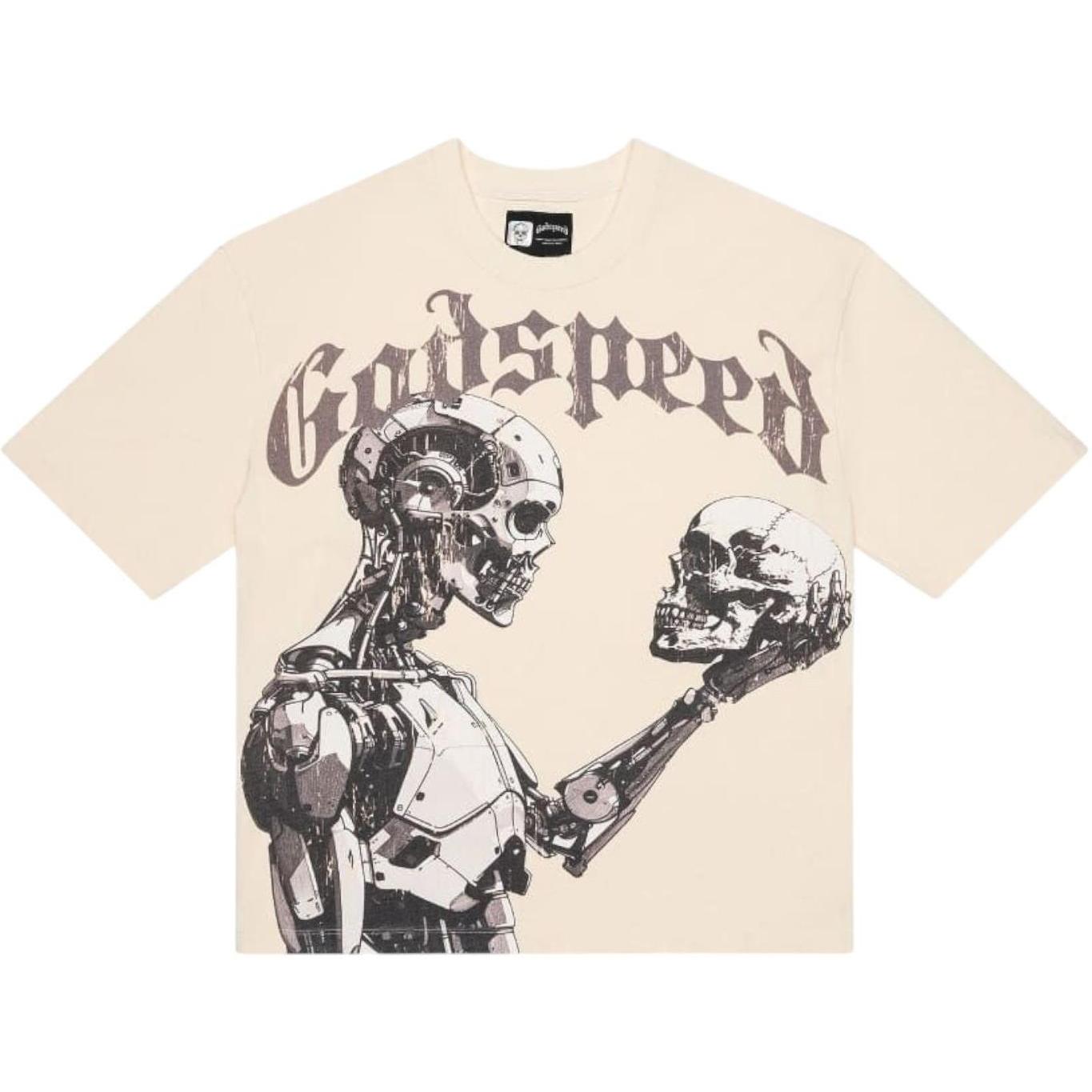 Godspeed Mankind vs Ai T-Shirt Cream