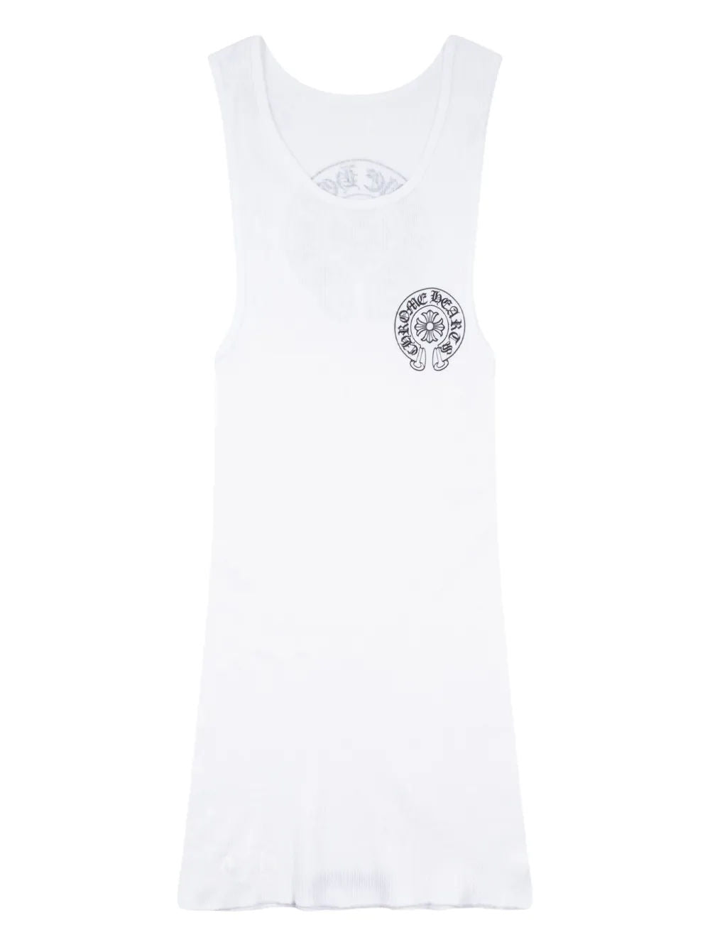 Chrome Hearts Horseshoe Tank Top White