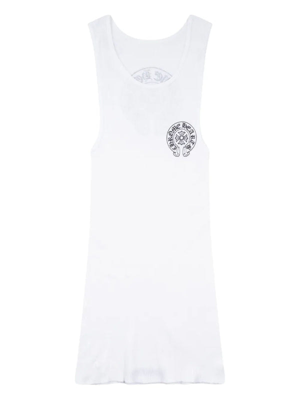 Chrome Hearts Horseshoe Tank Top White