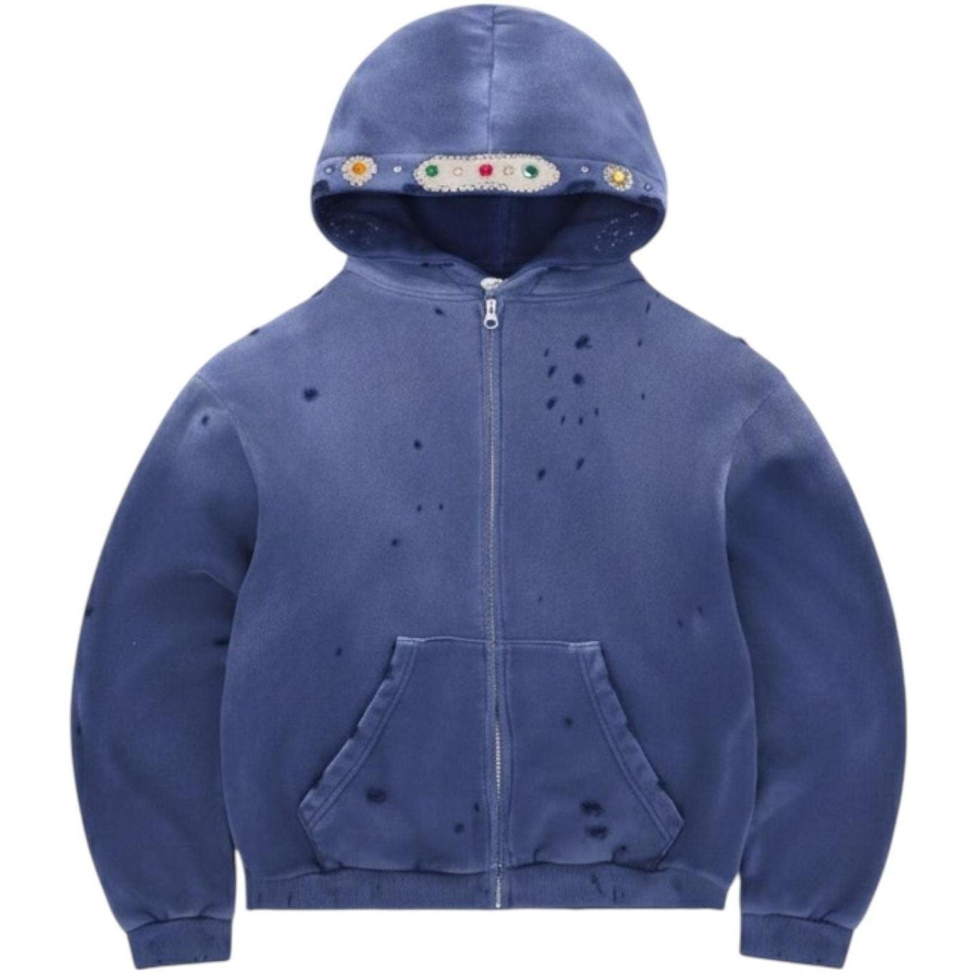 Bravest Studios Sapphire Zip Up Hoodie Purple