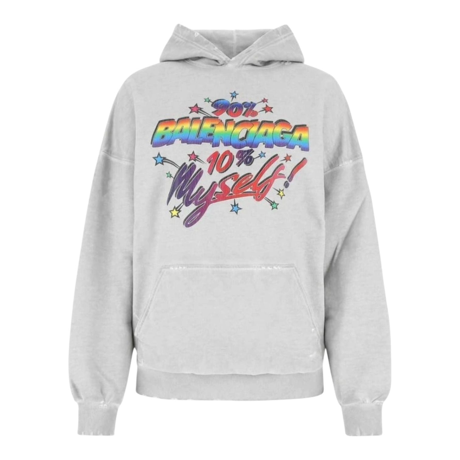 Balenciaga 90/10 Hoodie Grey/Multi