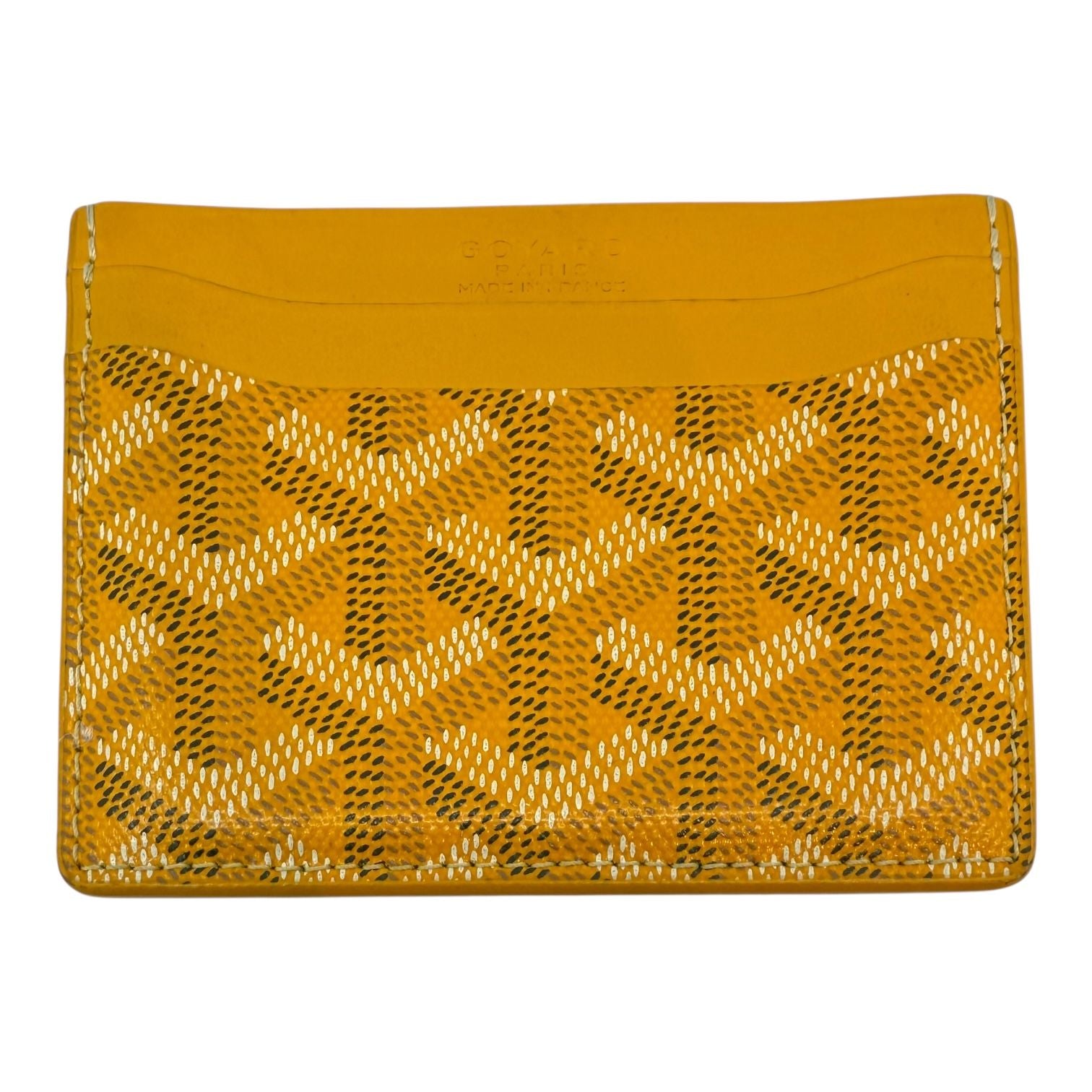 Goyard Saint Sulpice Cardholder Yellow - Gently Used