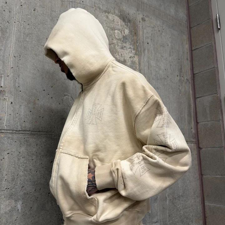 77 Studios Trash Zip-Up Hoodie