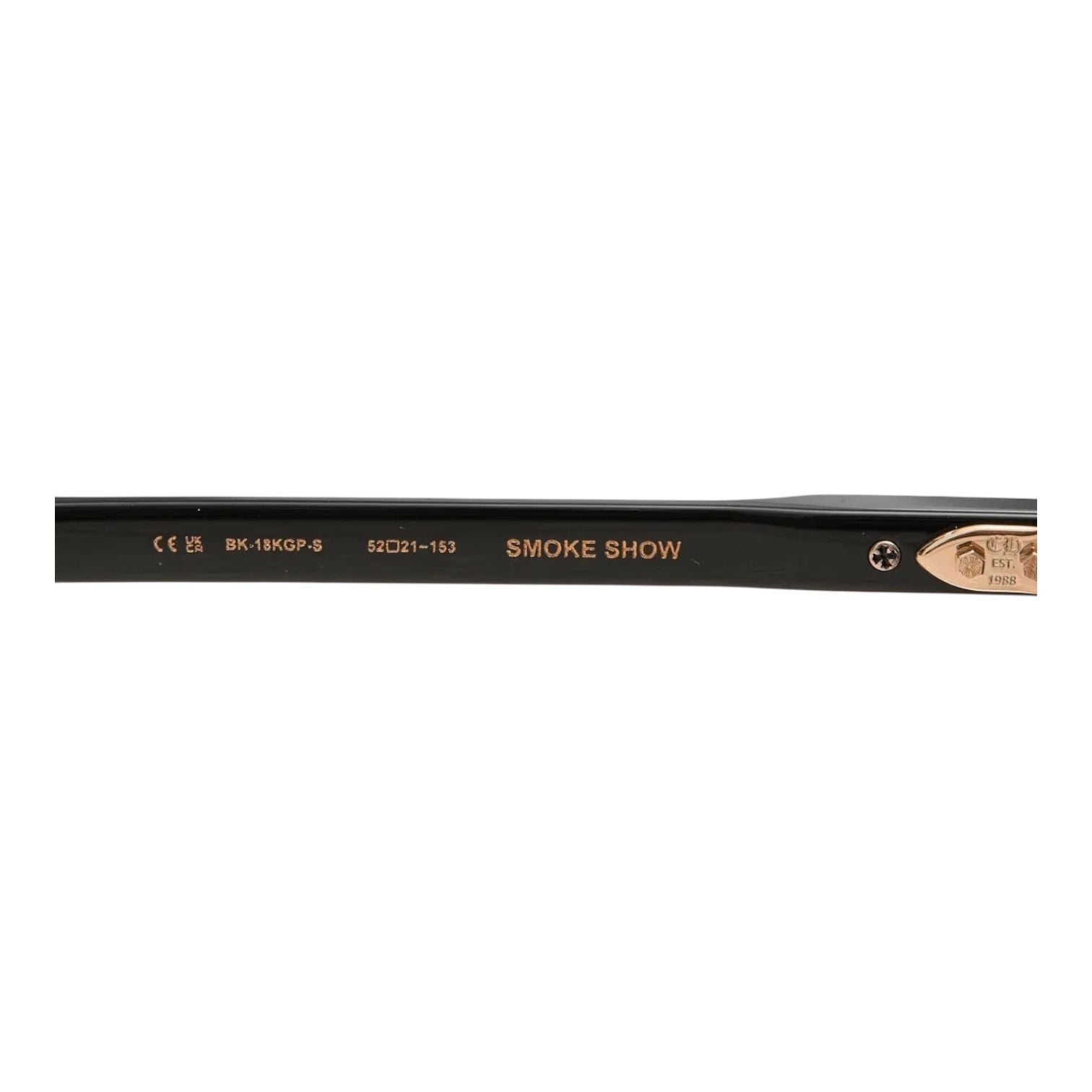Chrome Hearts Smoke Show Sunglasses Black Gold