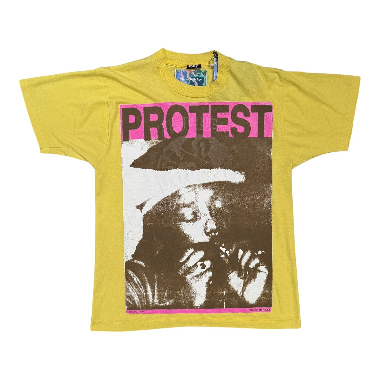 Better With Age Conspiracy T-Shirt Yellow