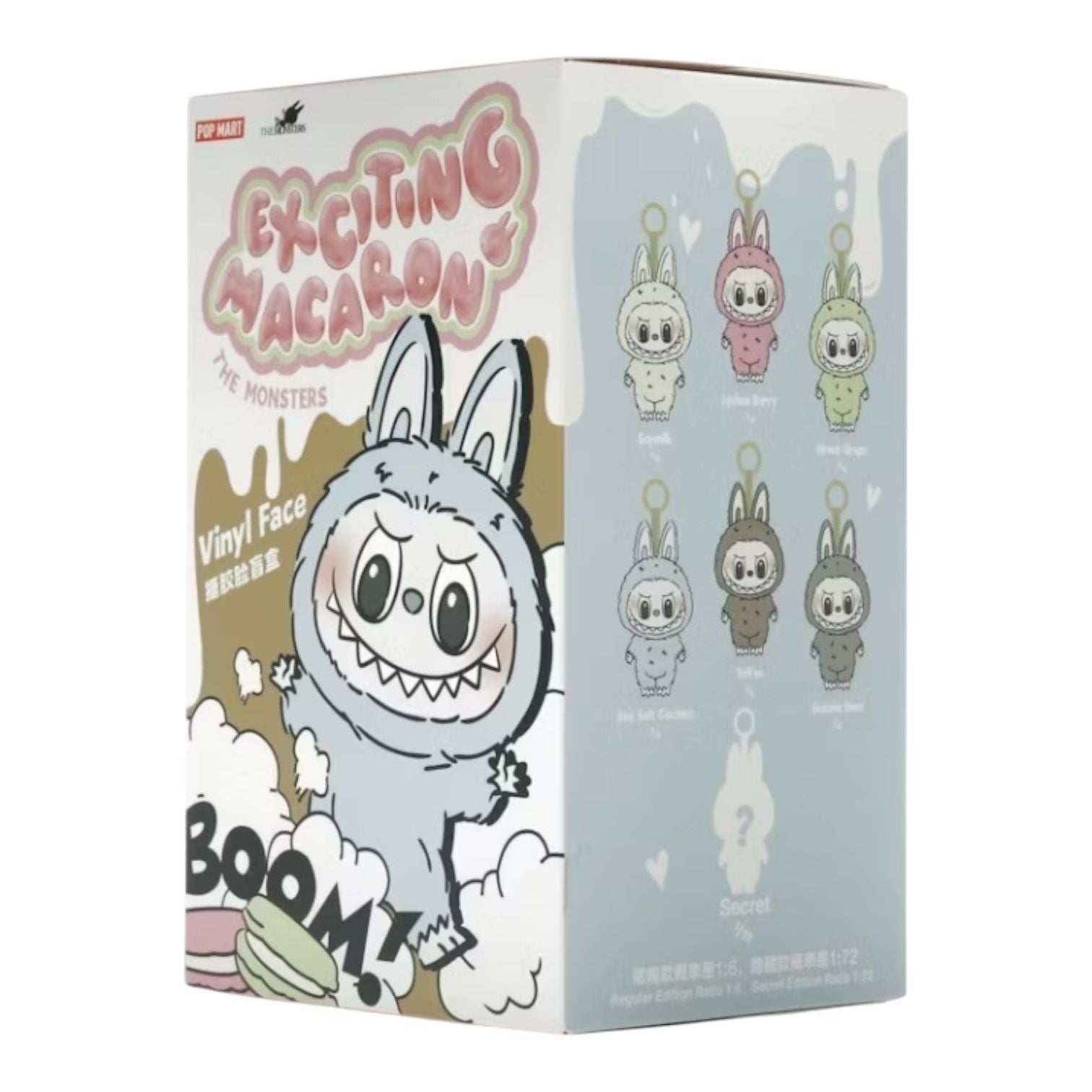 Pop Mart Labubu The Monsters Exciting Macaron Vinyl Plush Pendant Single Blind Box