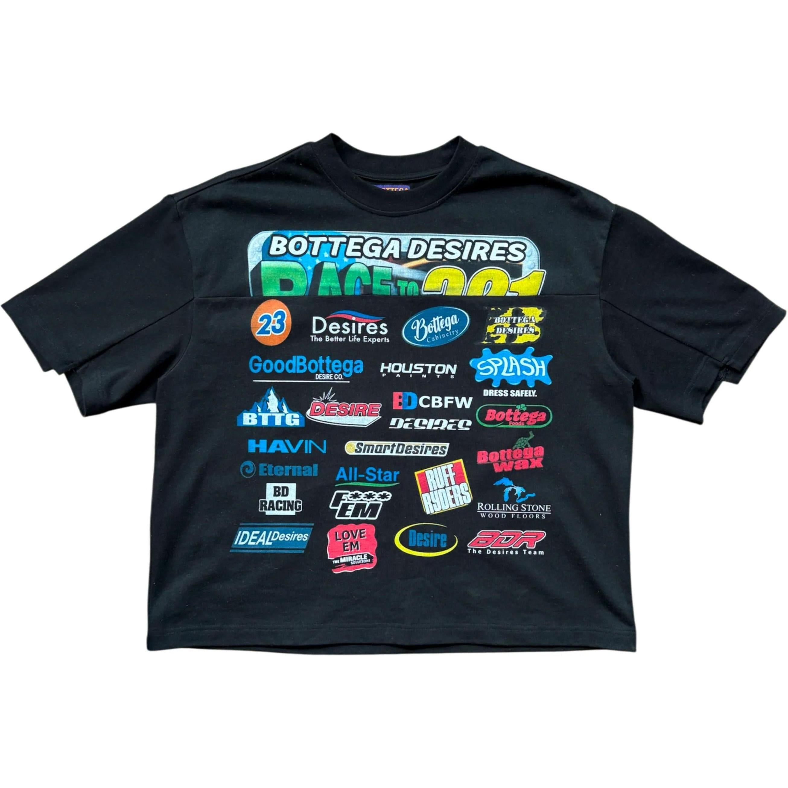 Bottega Desires Race T-Shirt Black