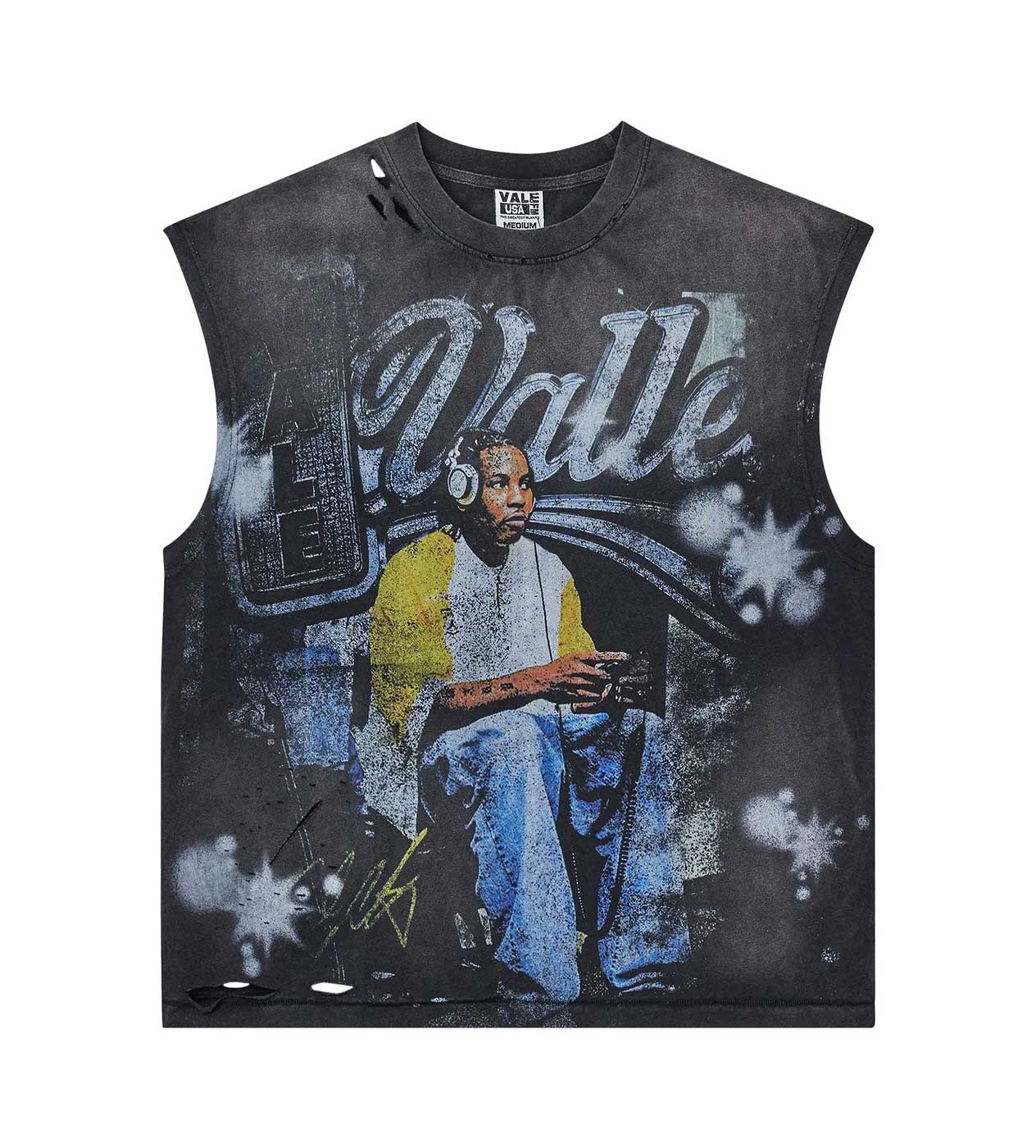 Vale Forever Game Time Sleeveless T-Shirt Black