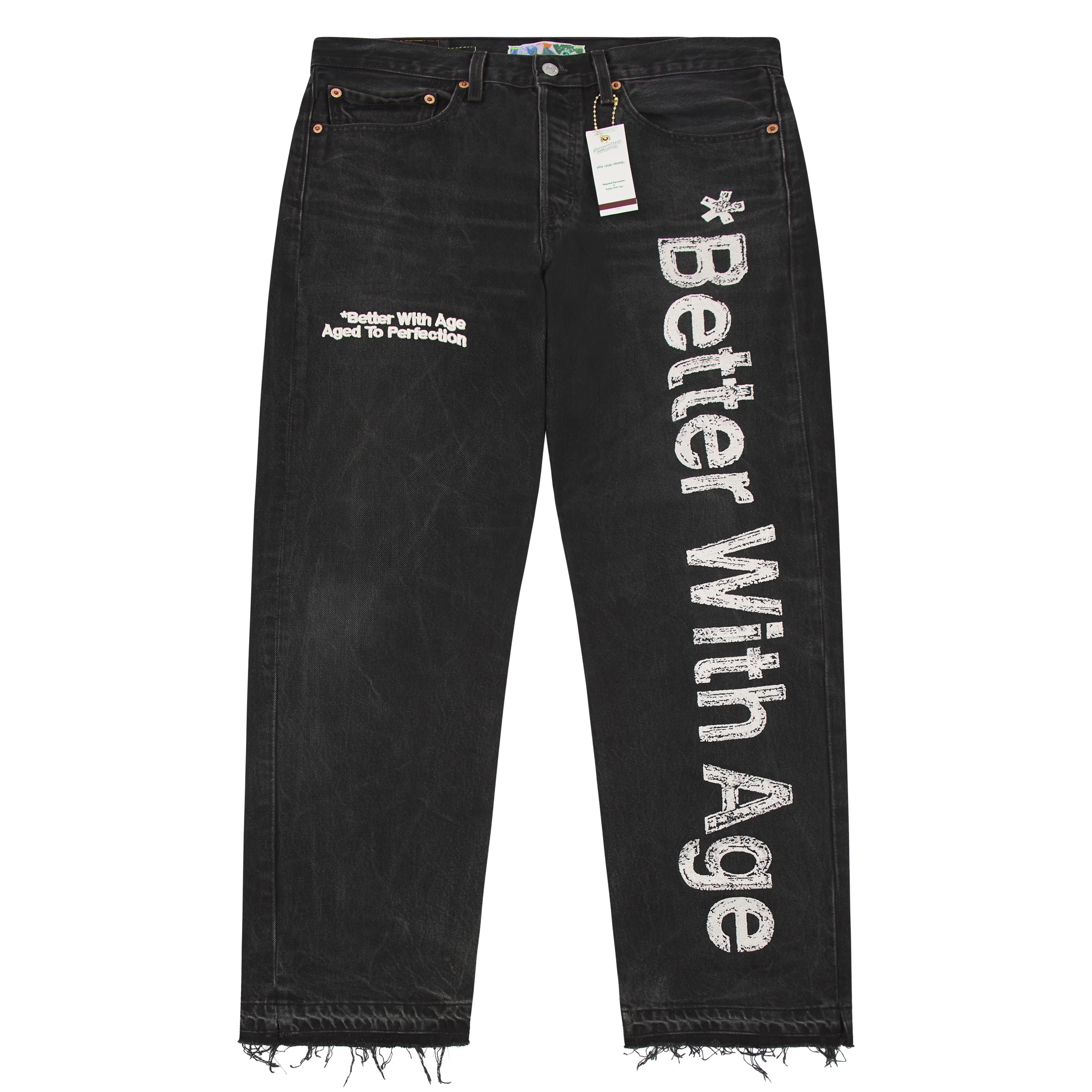 Better With Age In Case You Forgot Denim Pants Black