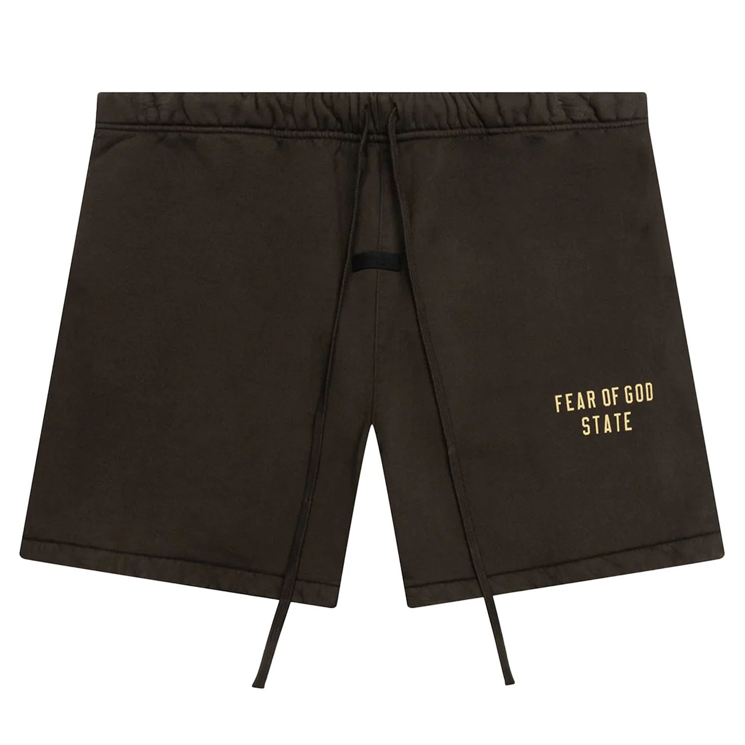Fear of God Essentials Heavy Fleece Soccer Shorts Brown