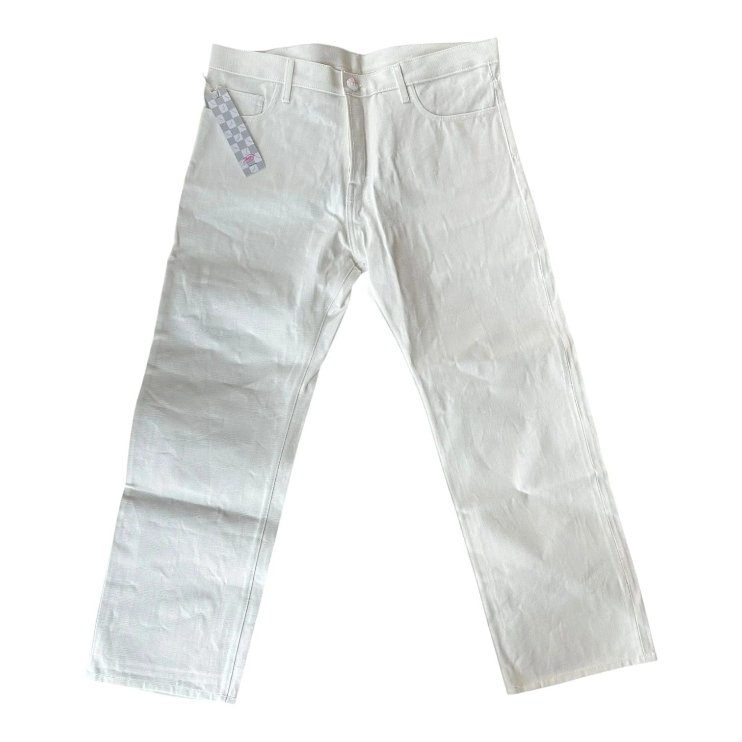 Matty Boy Anti Promo Patch Jeans White