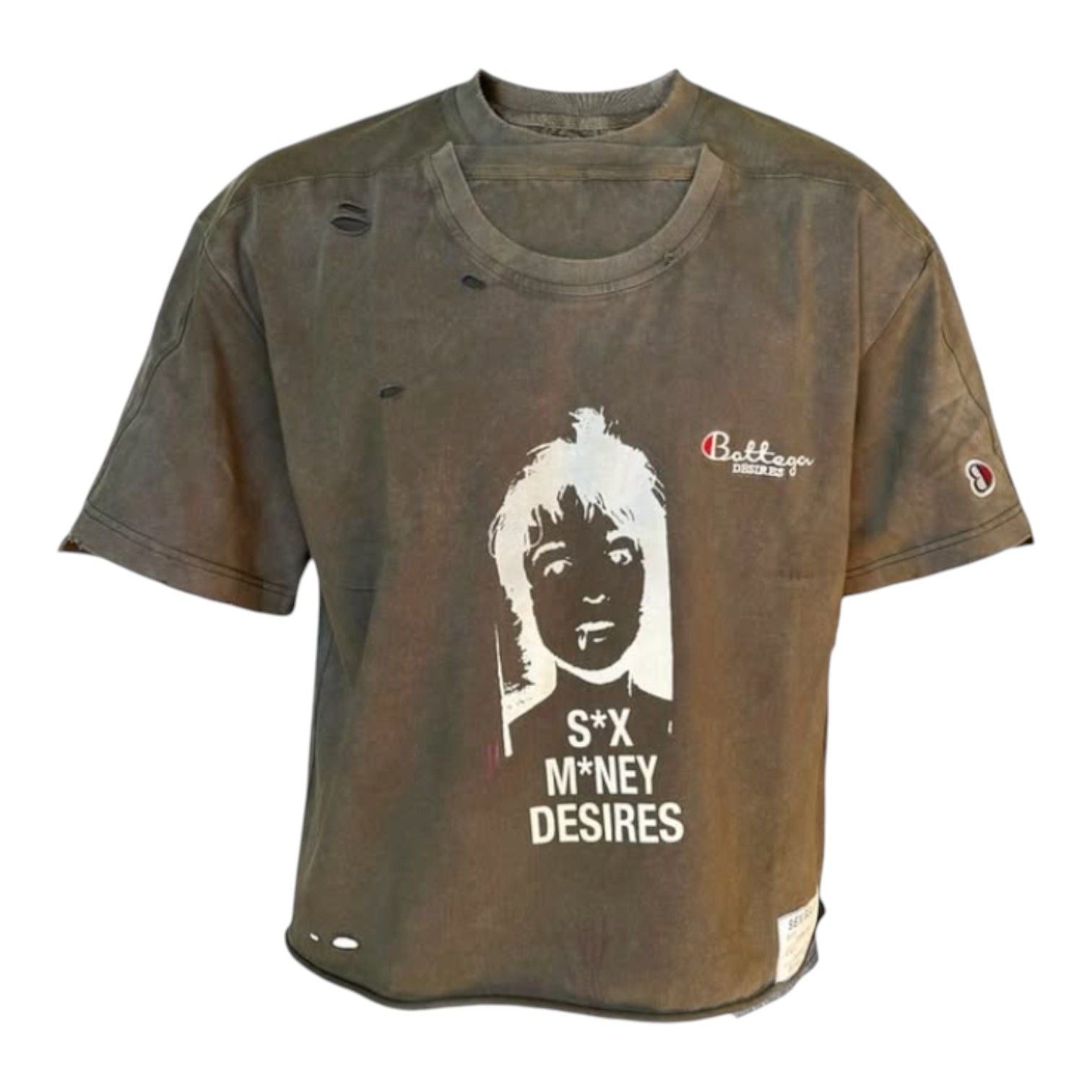 Bottega Desires Sex Sells T-Shirt Grey