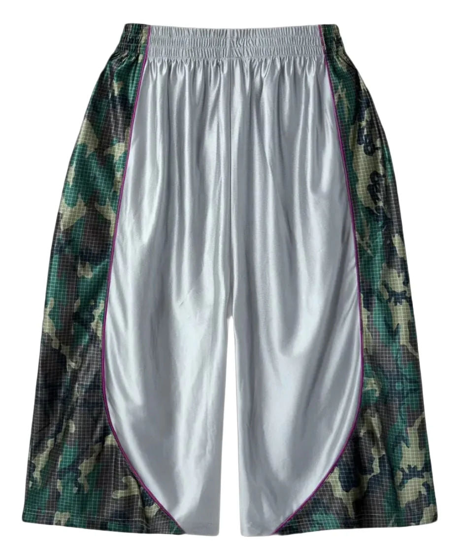 GV Gallery Raspberry Silver Camo B-Ball Shorts Grey