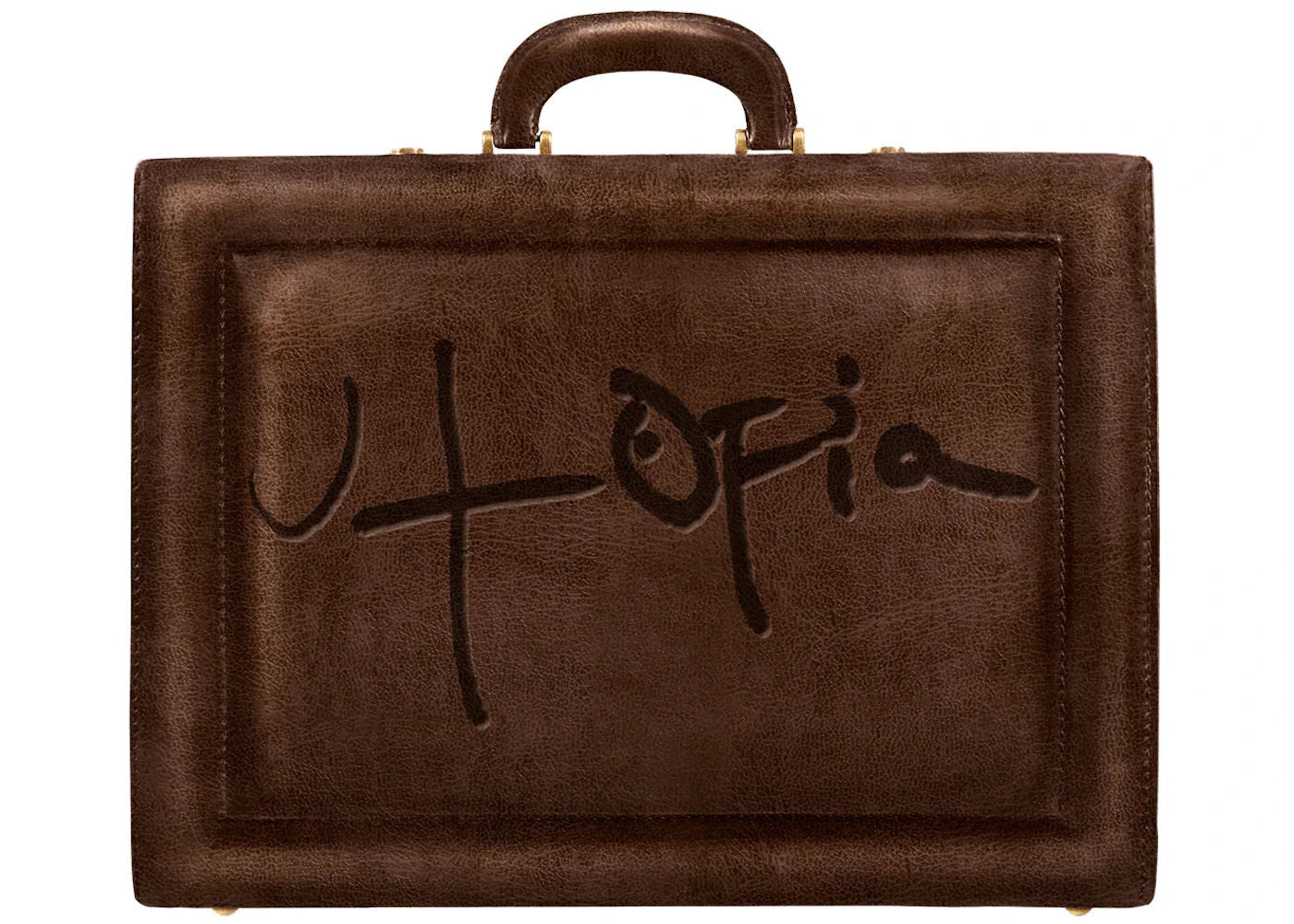 Travis Scott Utopia Briefcase Brown