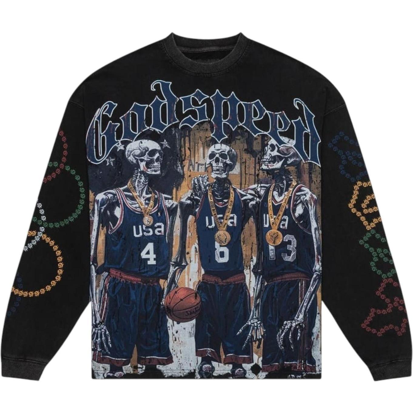 Godspeed DreamTeam  '24 LS T-Shirt (Vintage Black)
