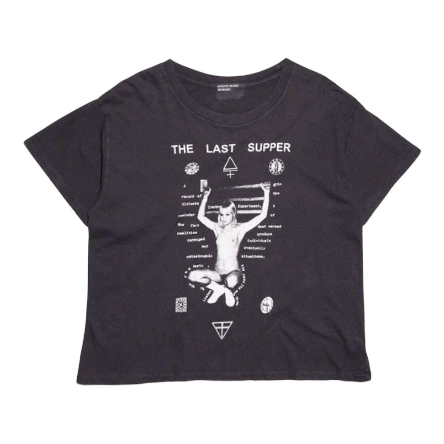 Enfants Riches Déprimés The Last Supper T-Shirt Faded Black