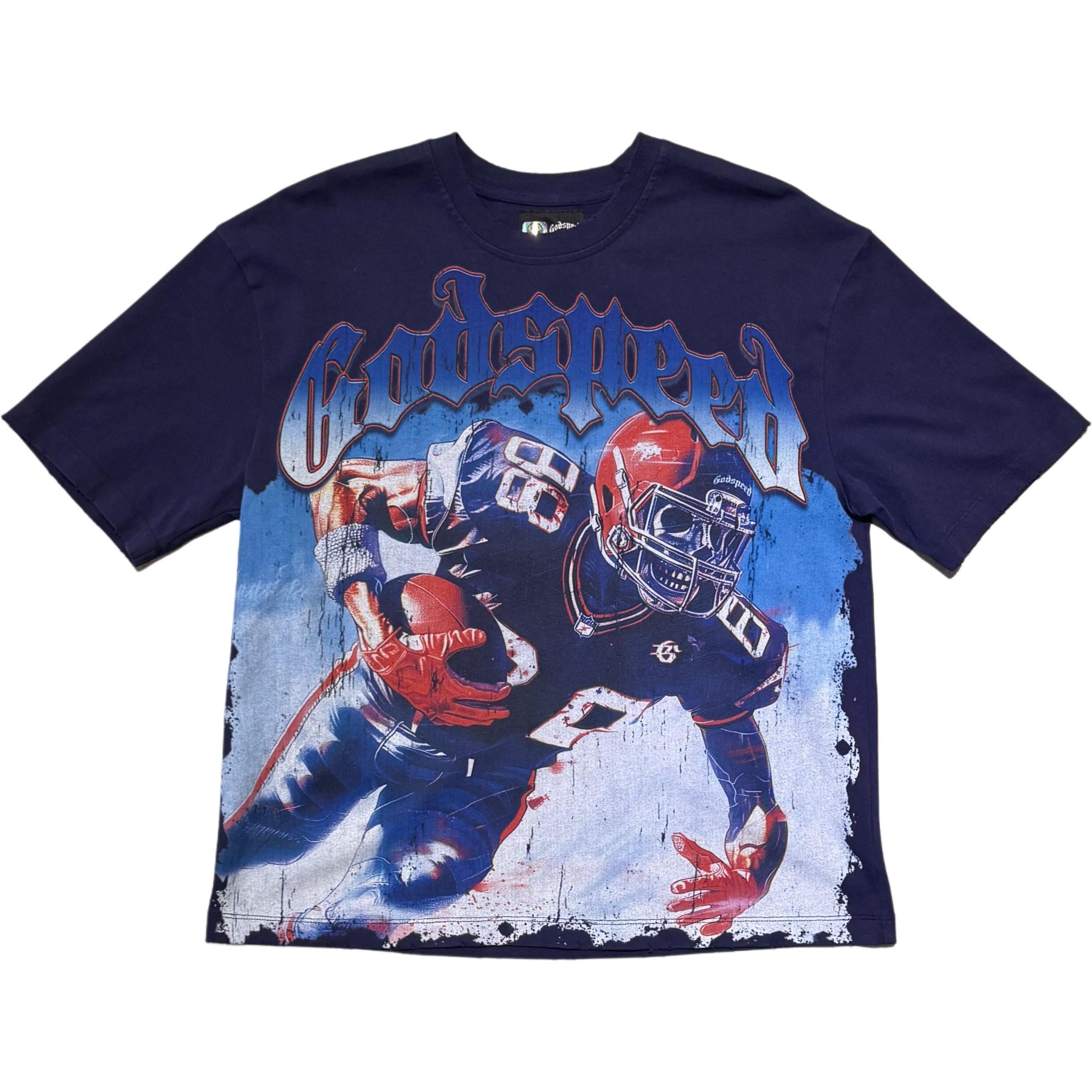 Godspeed Endzone T-Shirt Navy