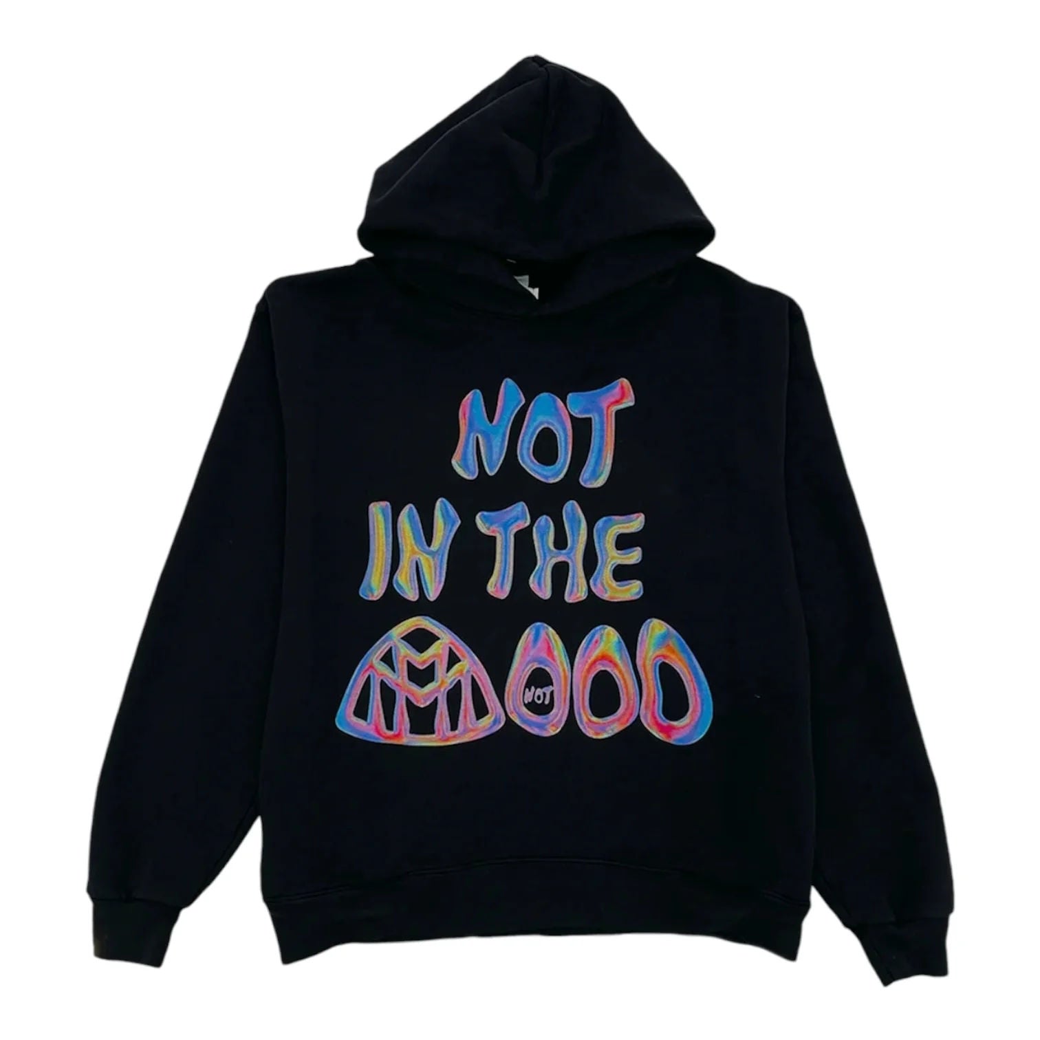 Mood Swings Holographic Hoodie Black