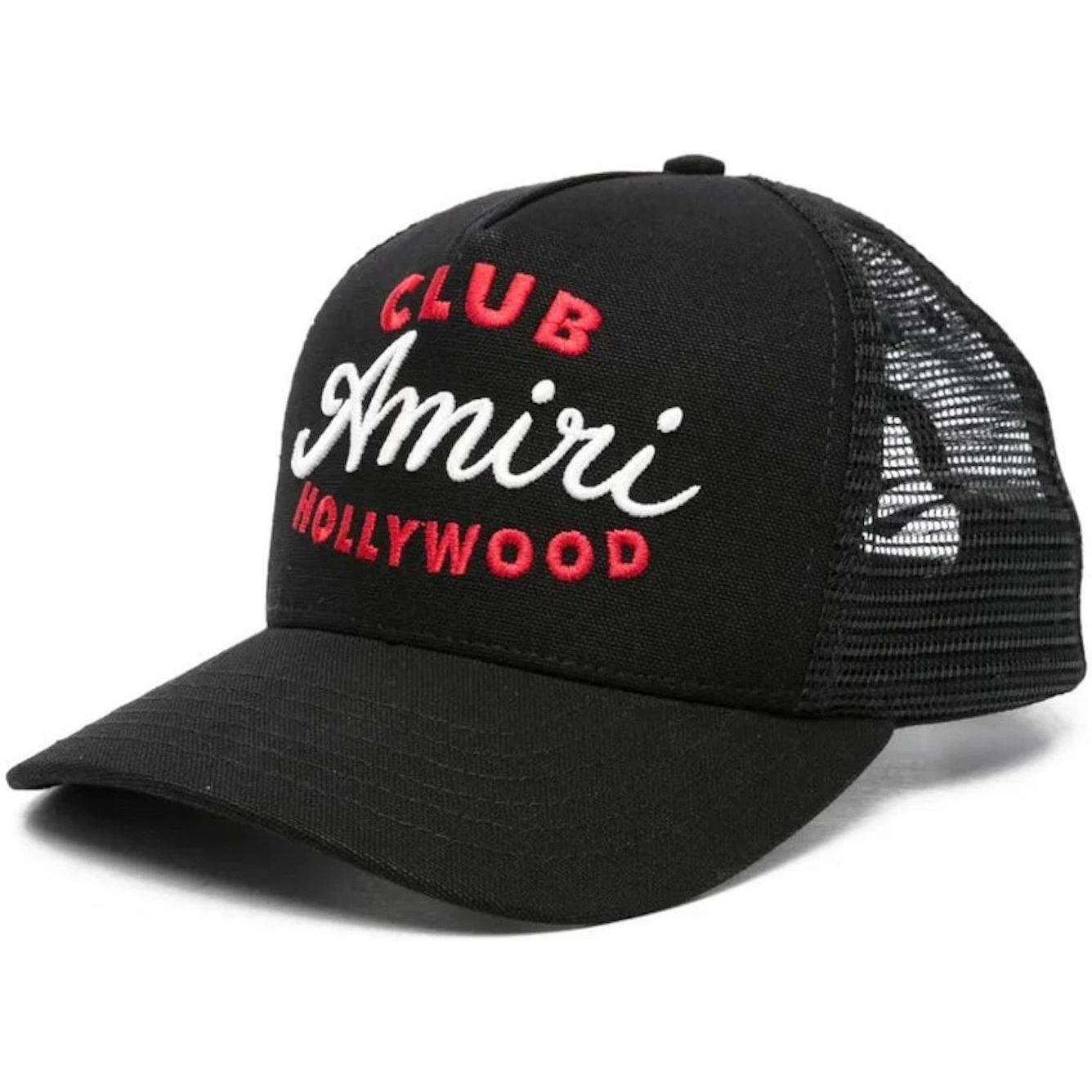 AMIRI Club Amiri Trucker Cap Black