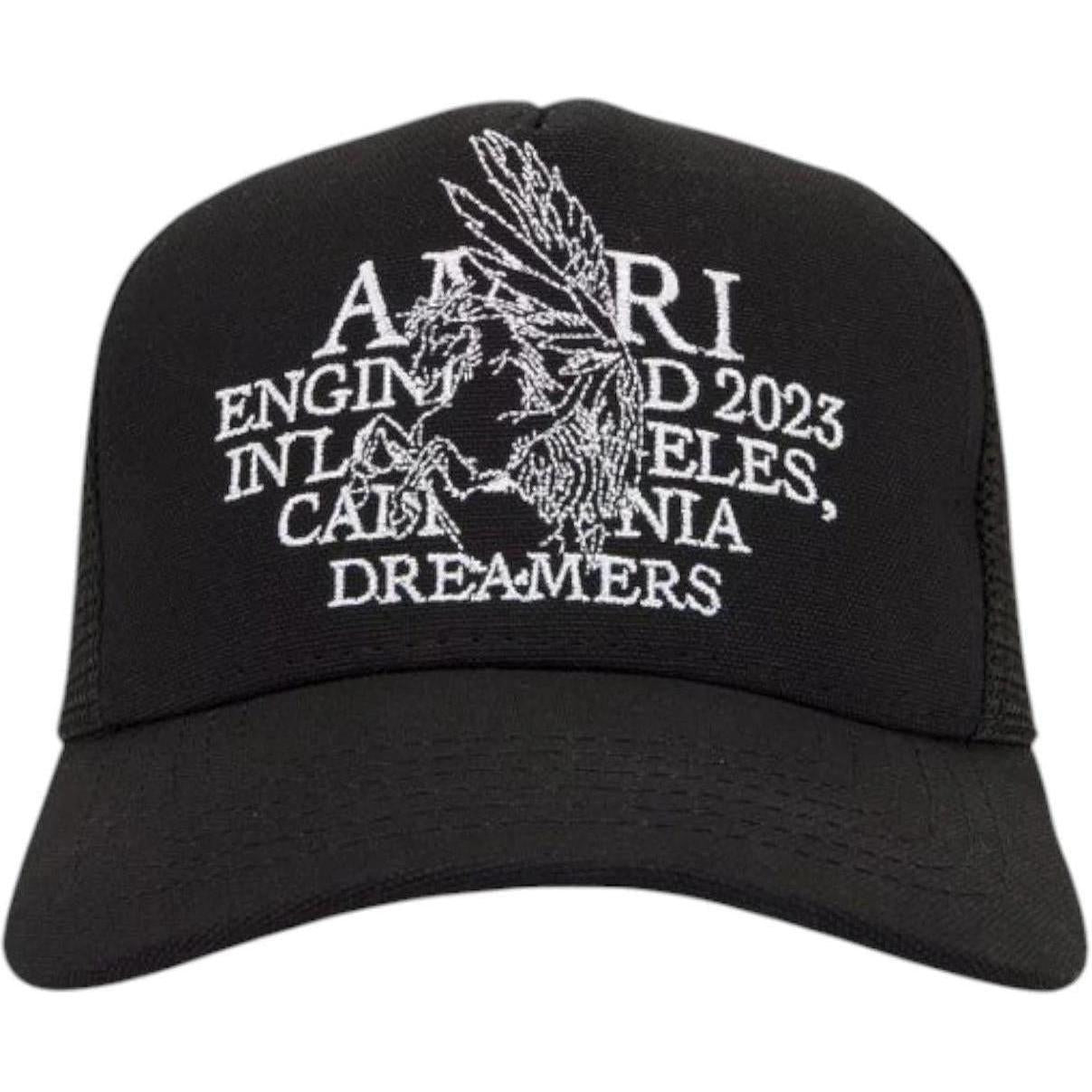 AMIRI Pegasus Trucker Hat Black