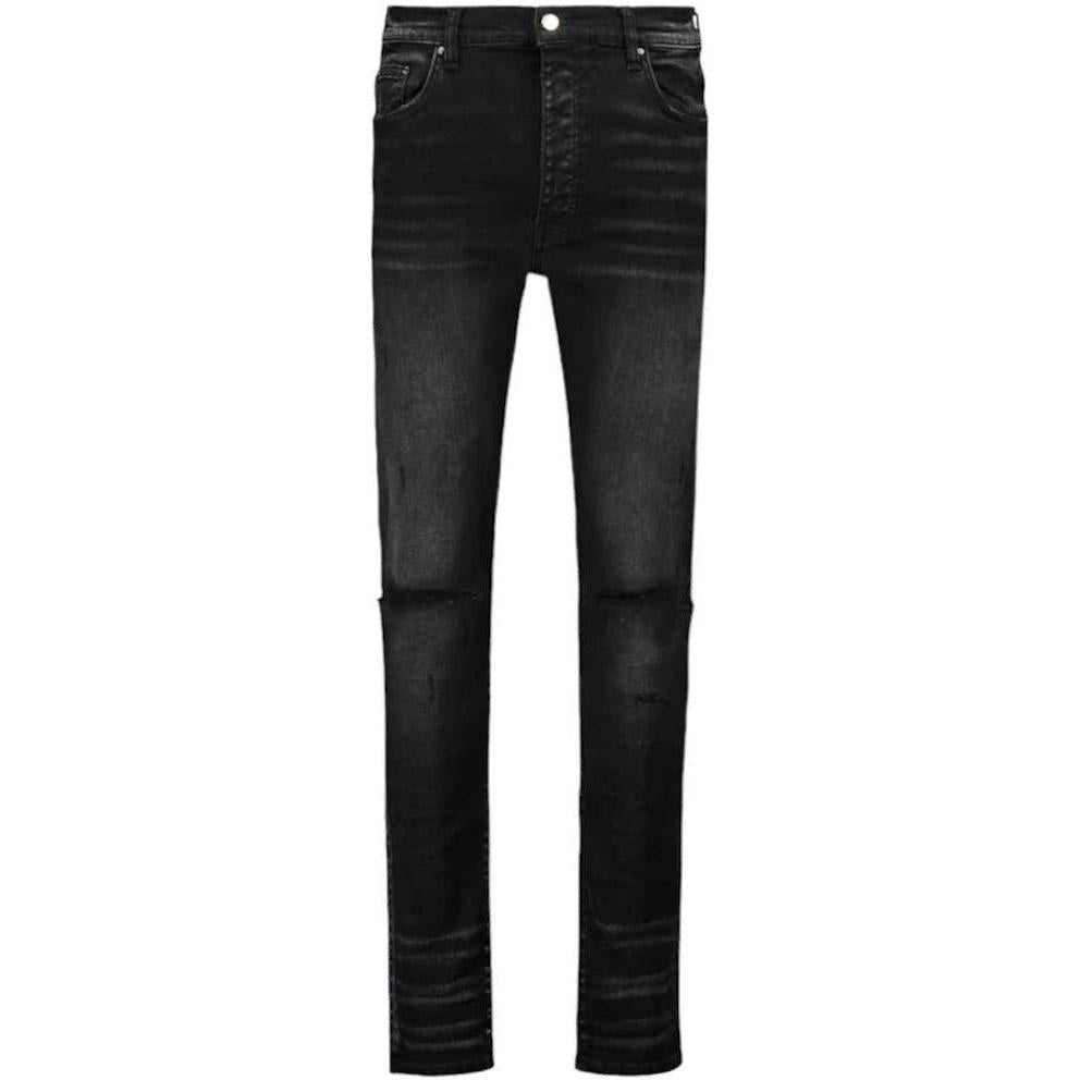 AMIRI Slash Jeans Aged Black