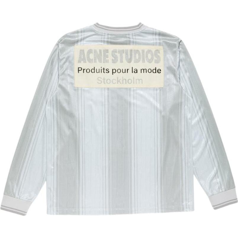 Acne Studios Logo Sports Jersey Top Grey