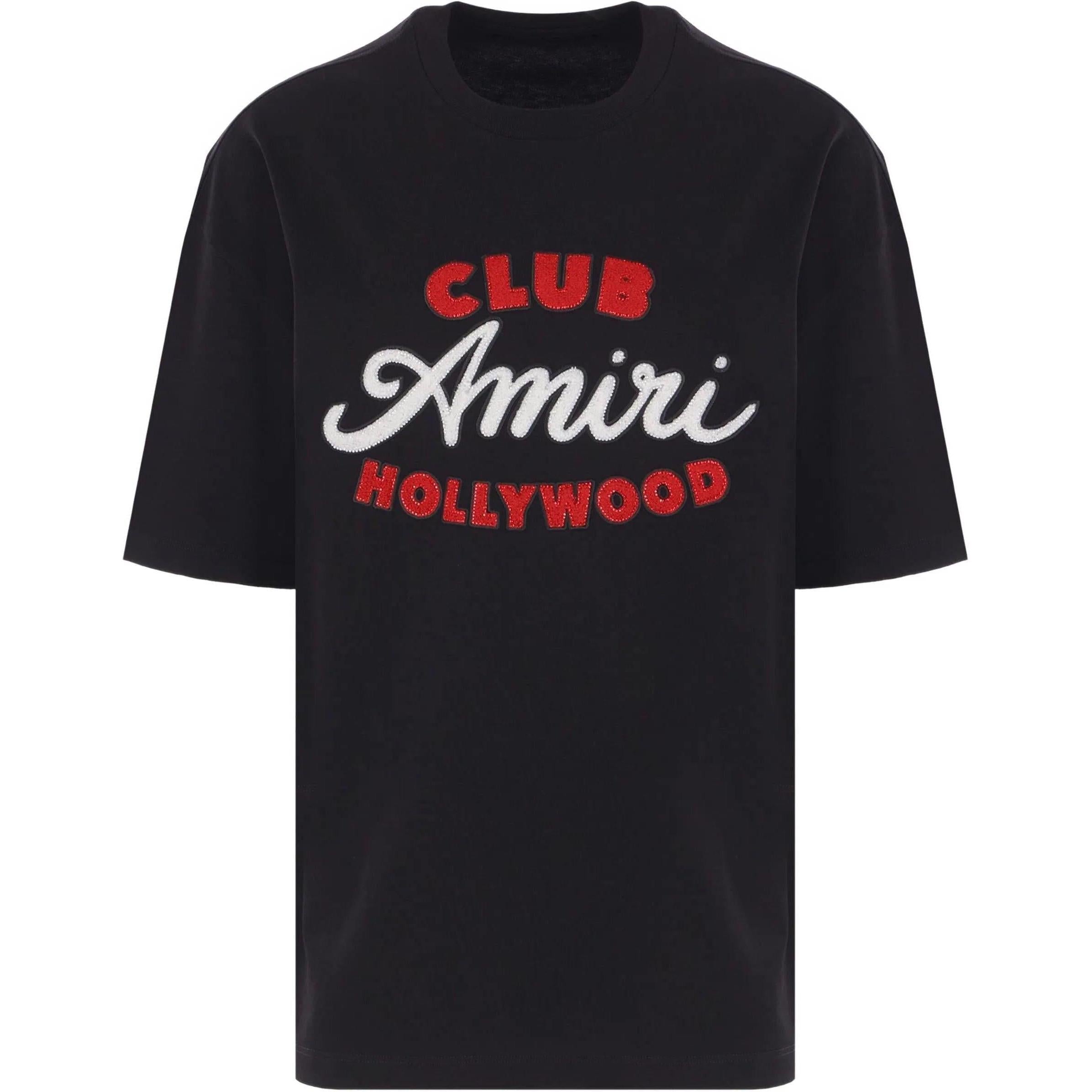 Amiri Club Hollywood T-Shirt Black
