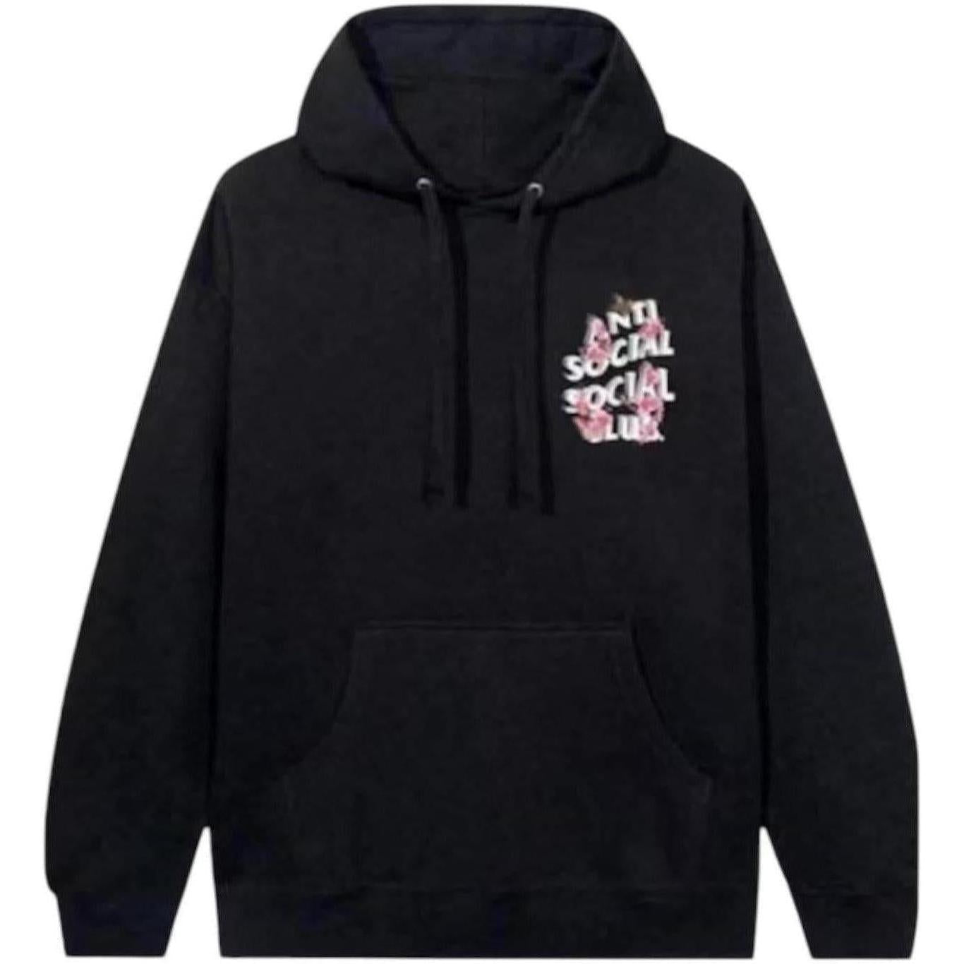Anti Social Social Club 4k Kkoch Hoodie Black
