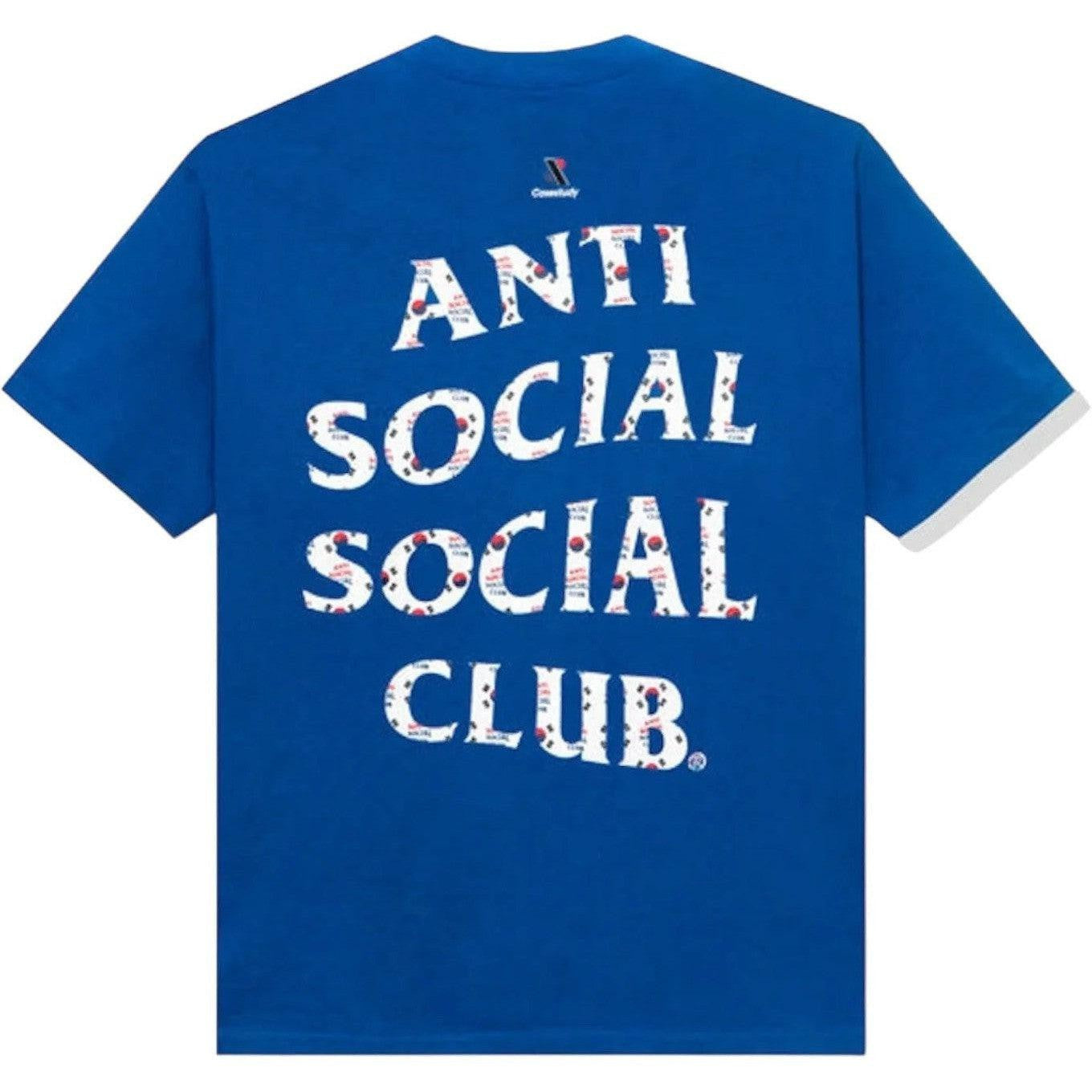 Anti Social Social Club ASSC Case Study Flag T-Shirt Blue