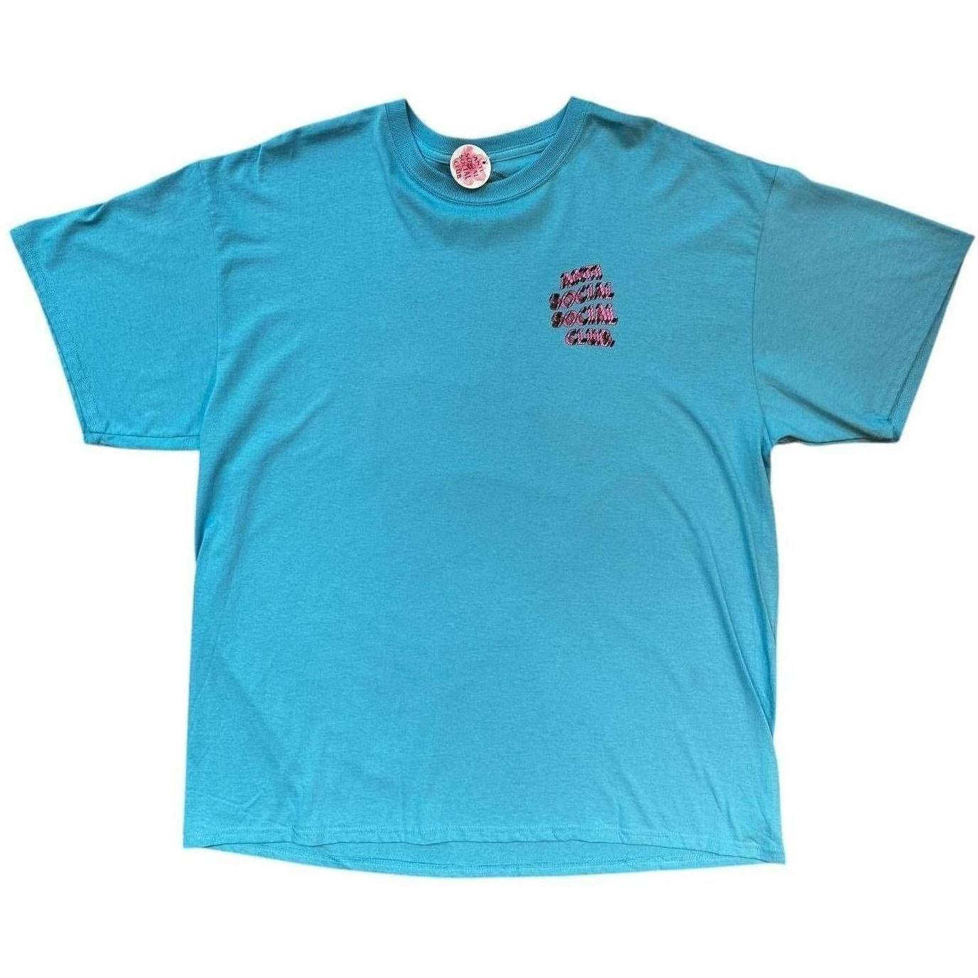 Anti Social Social Club ASSC How Deep T-Shirt Aquatic Blue