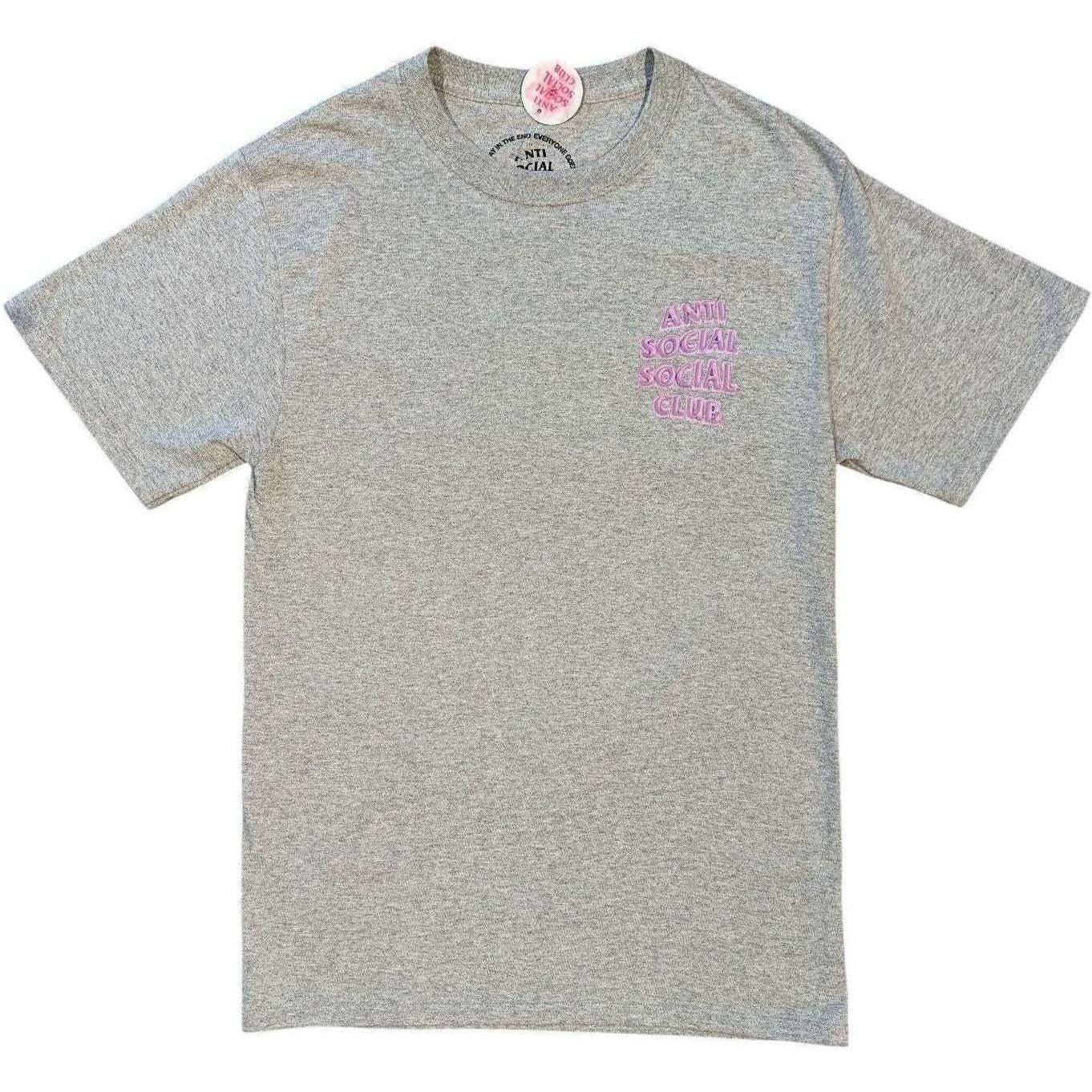 Anti Social Social Club Anthropomorphic T-Shirt Heather Grey Purple