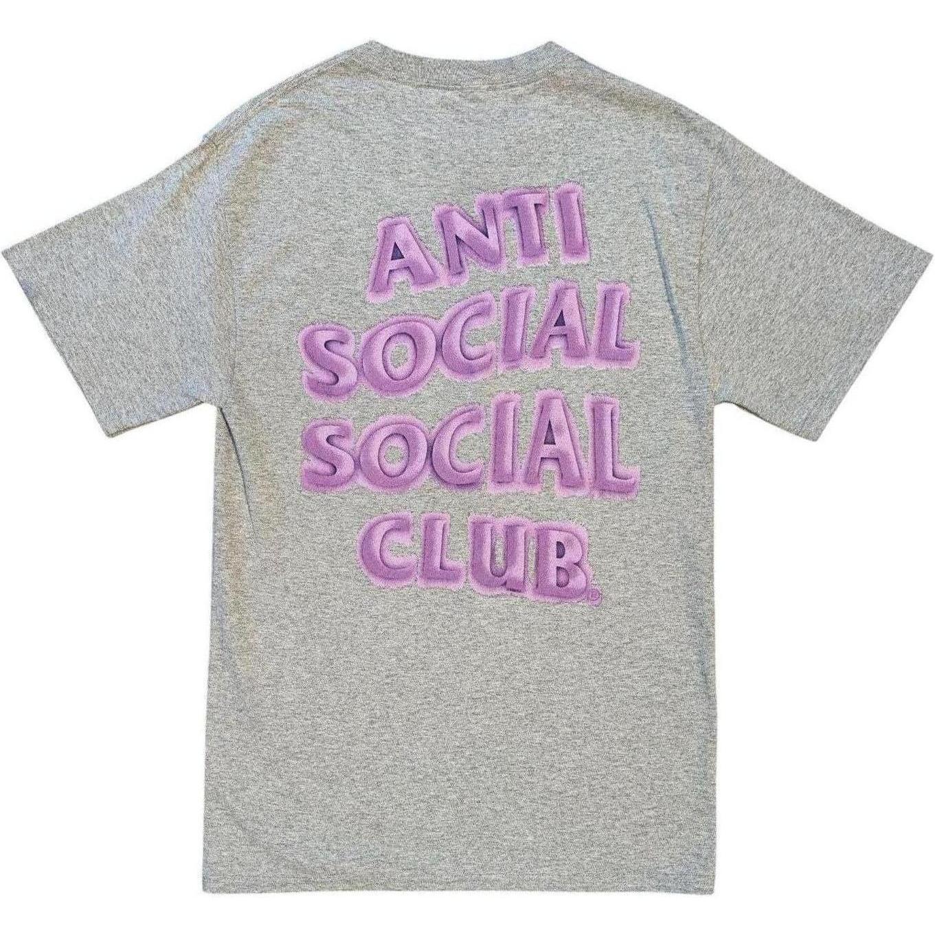 Anti Social Social Club Anthropomorphic T-Shirt Heather Grey Purple