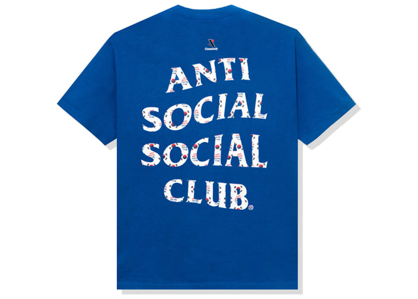 Anti Social Social Club ASSC Case Study Flag T-Shirt Blue