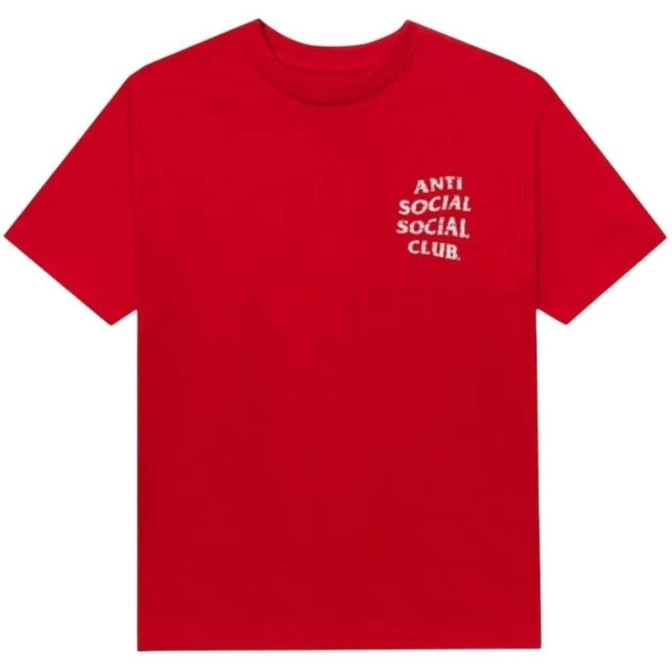 Anti Social Social Club Case Study Flag T-shirt Red