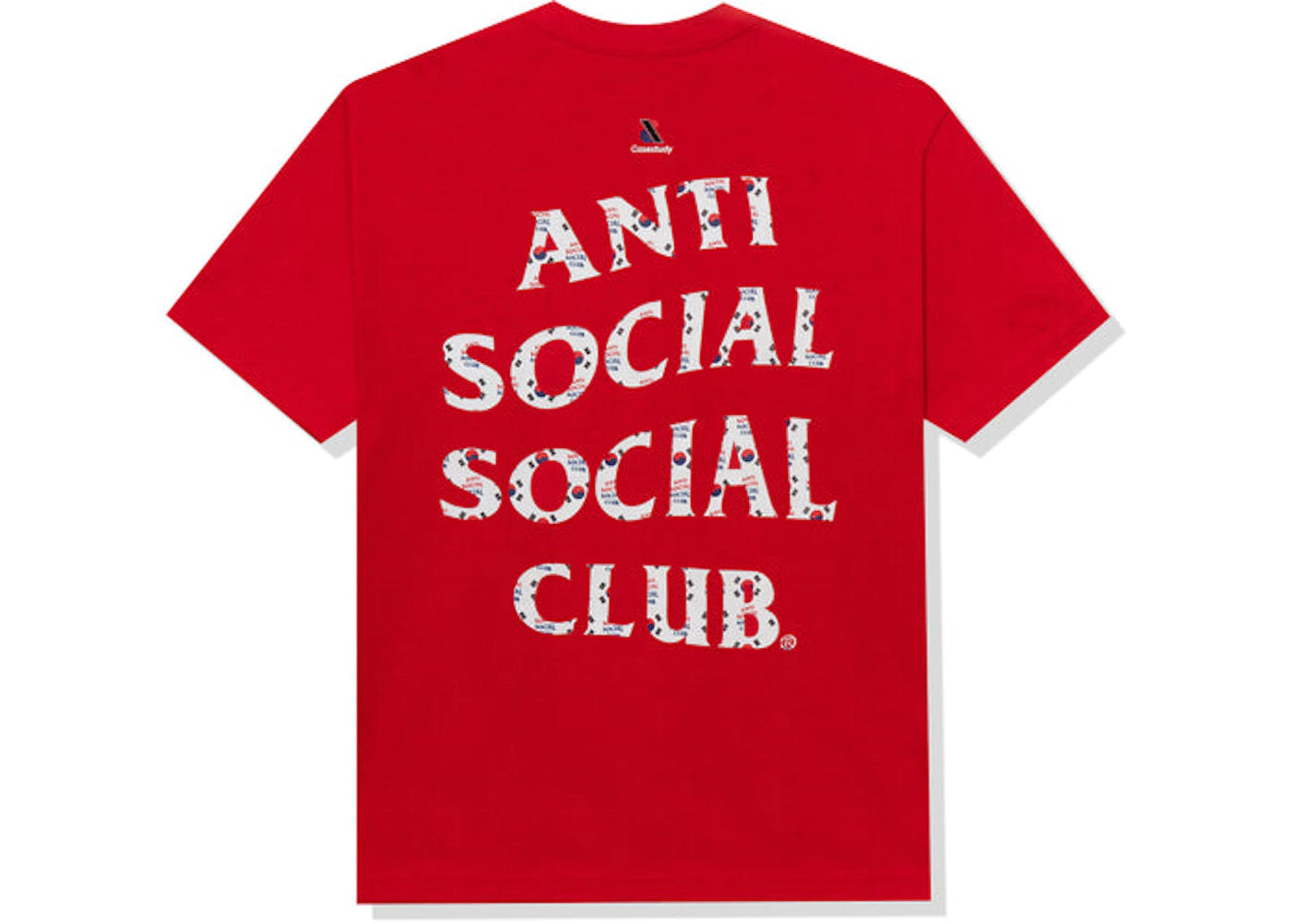 Anti Social Social Club ASSC Case Study Flag T-Shirt Red