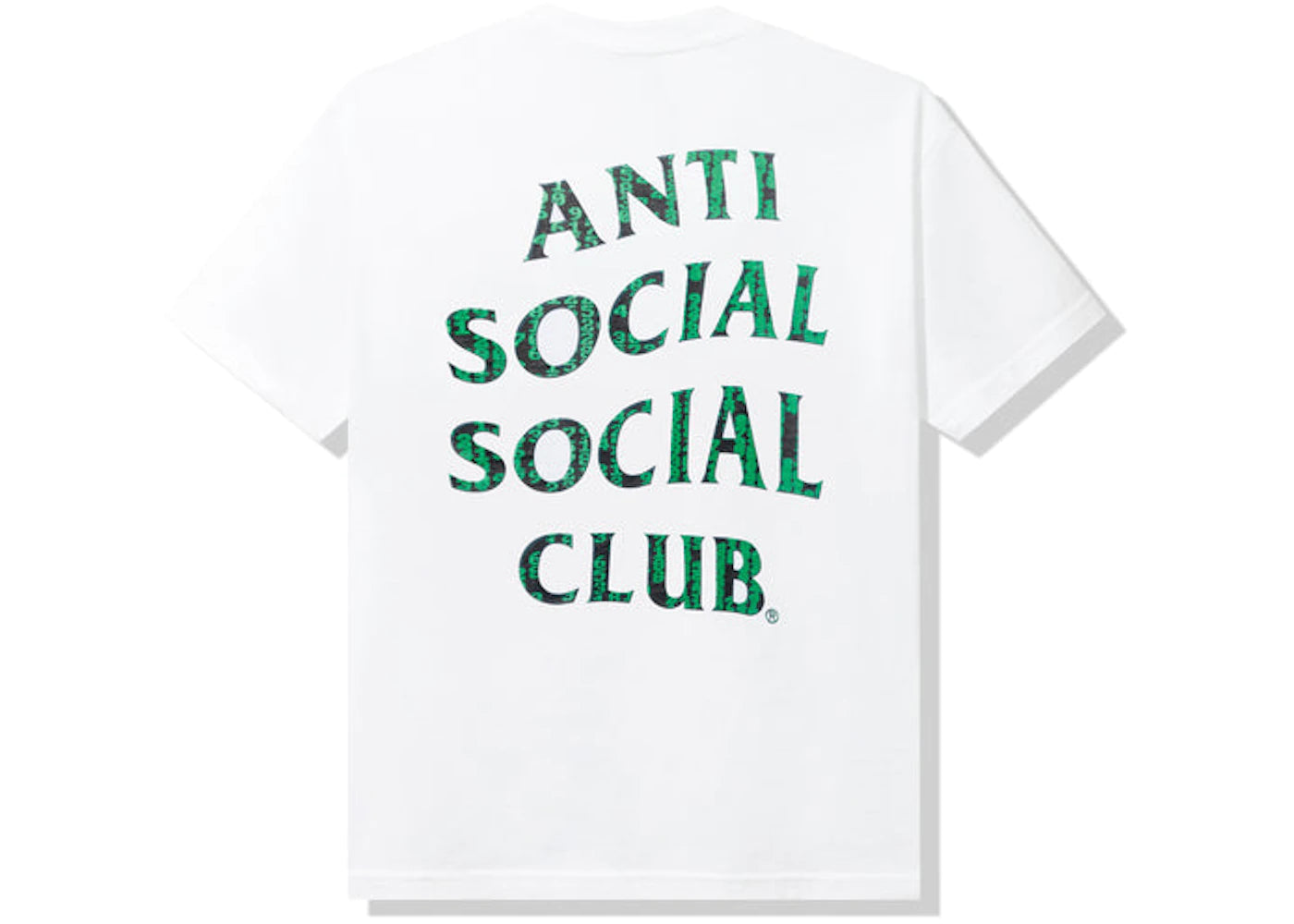 Anti Social Social Club ASSC Glitch T-Shirt White