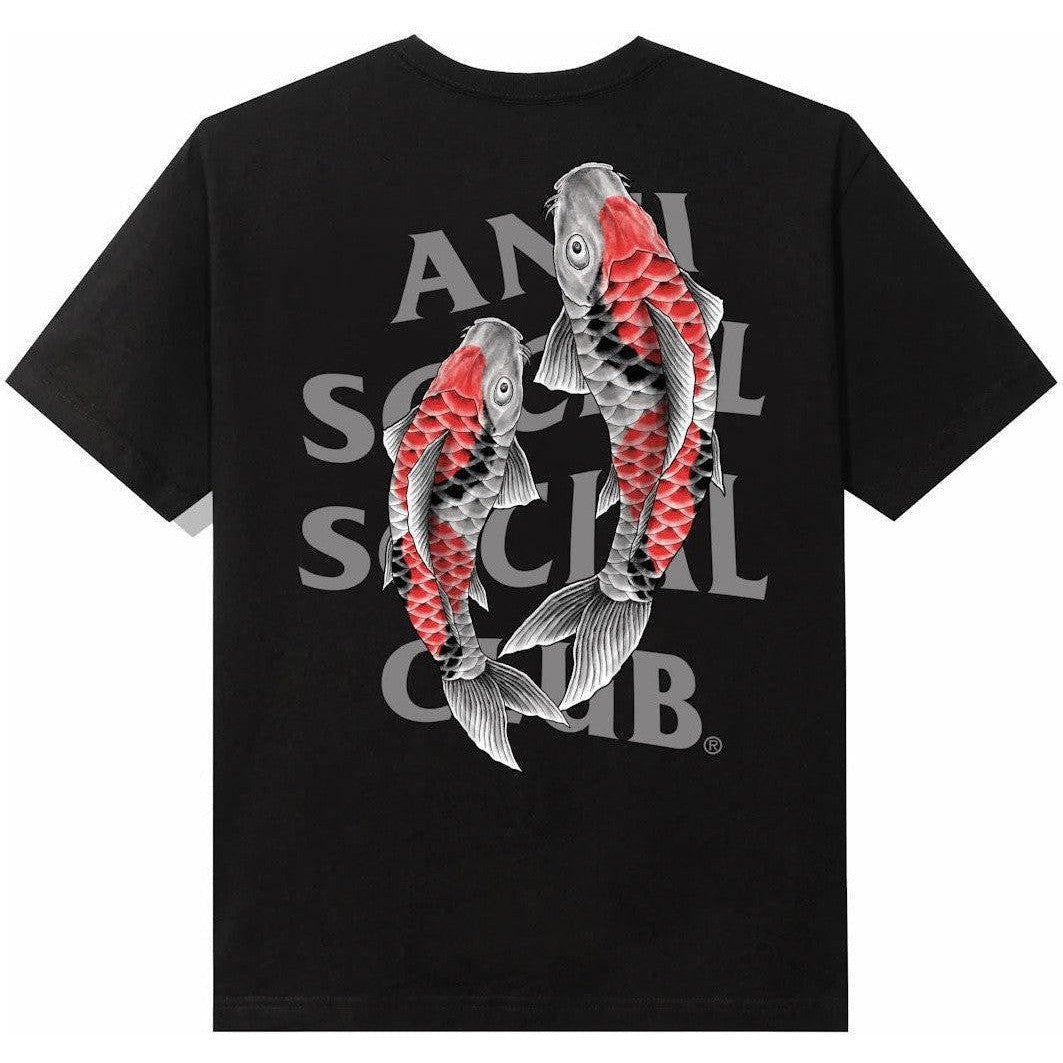 Anti Social Social Club Koi Garden 3M Reflective Tee Black