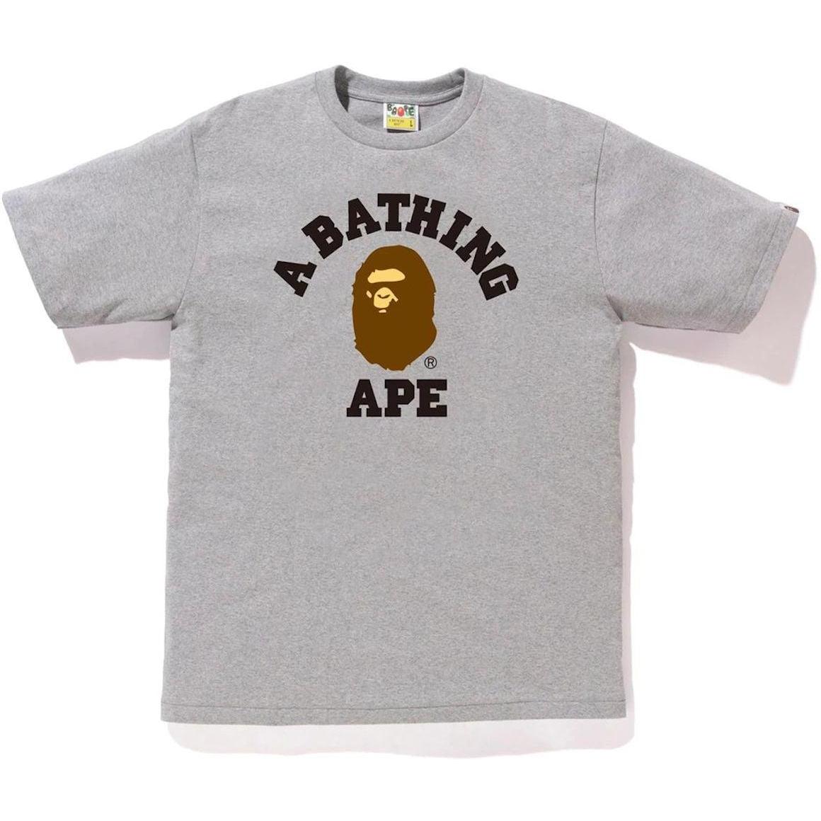 BAPE College Tee Grey